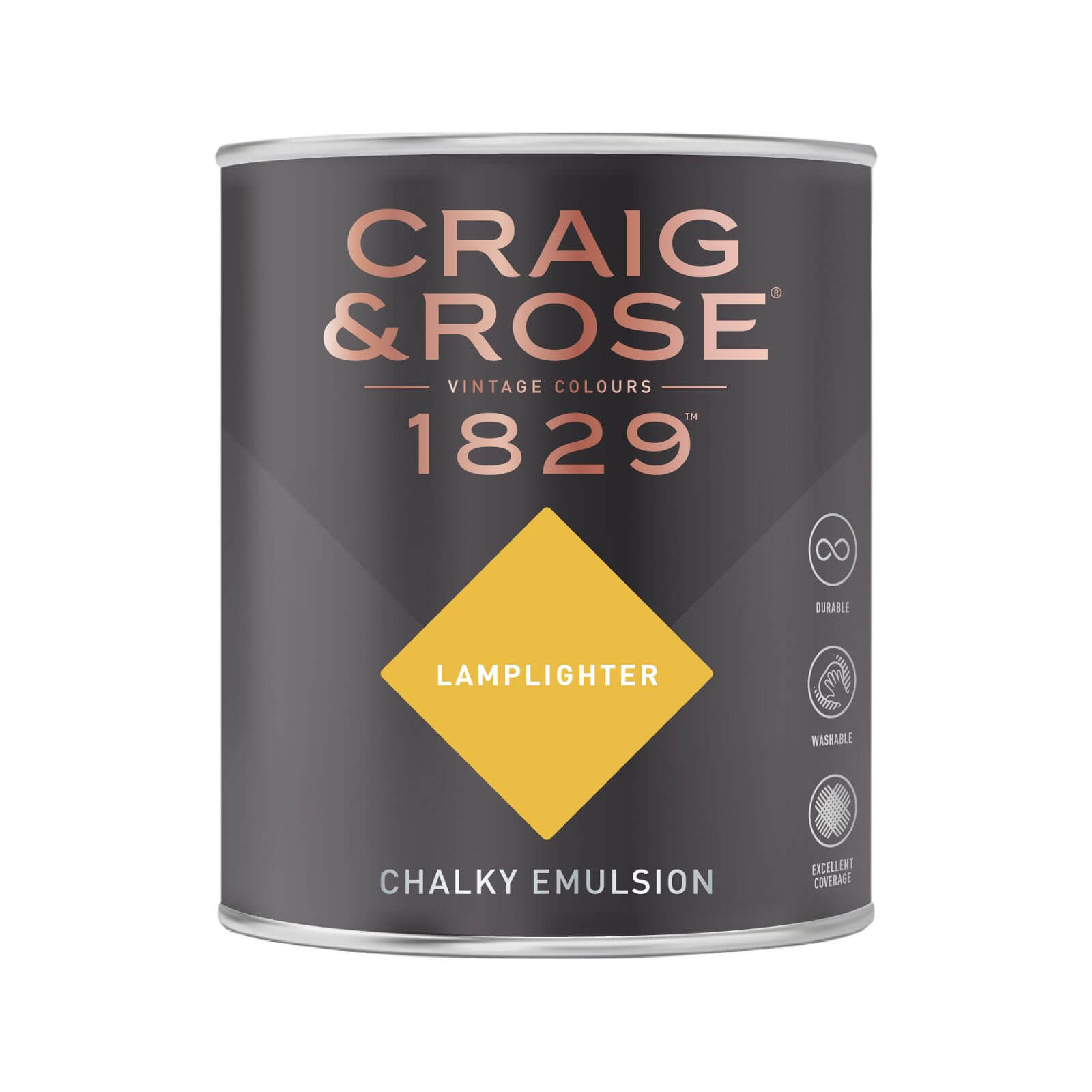 Craig & Rose 1829 Chalky Matt Emulsion Paint Lamplighter - 750ml