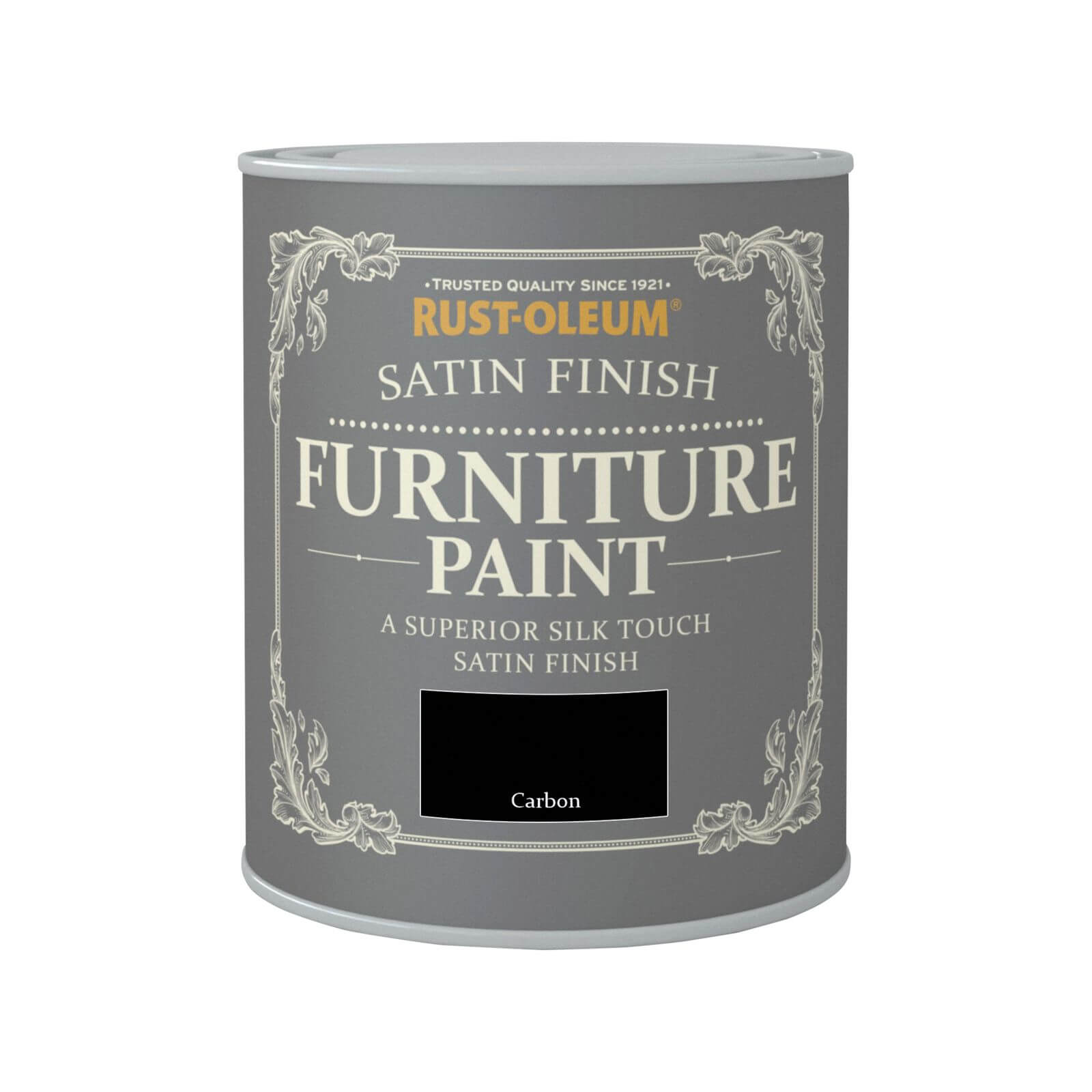 Rust-Oleum Satin Furniture Paint Carbon - 750ml