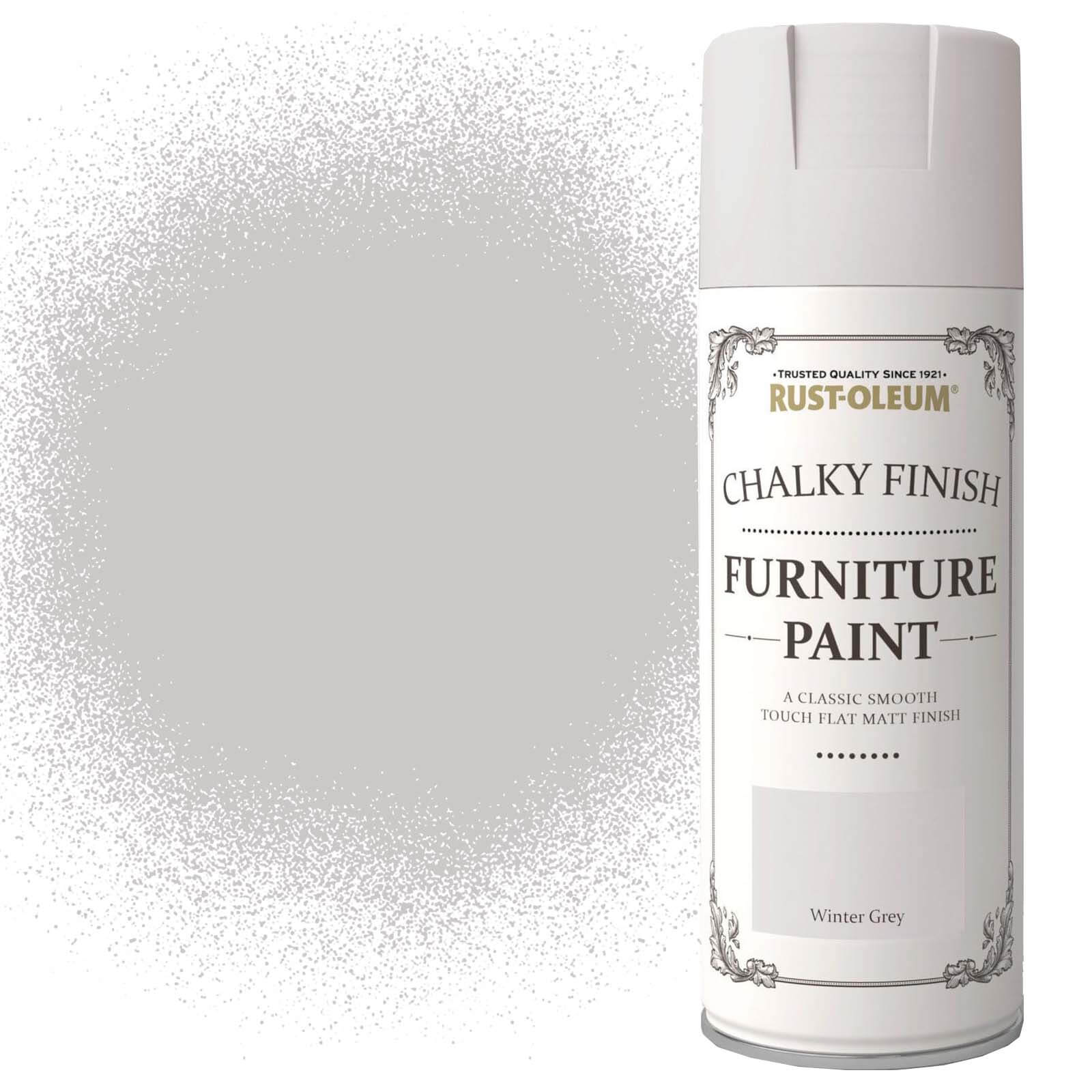 Rust-Oleum Chalky Finish Furniture Spray Paint Winter Grey - 400ml