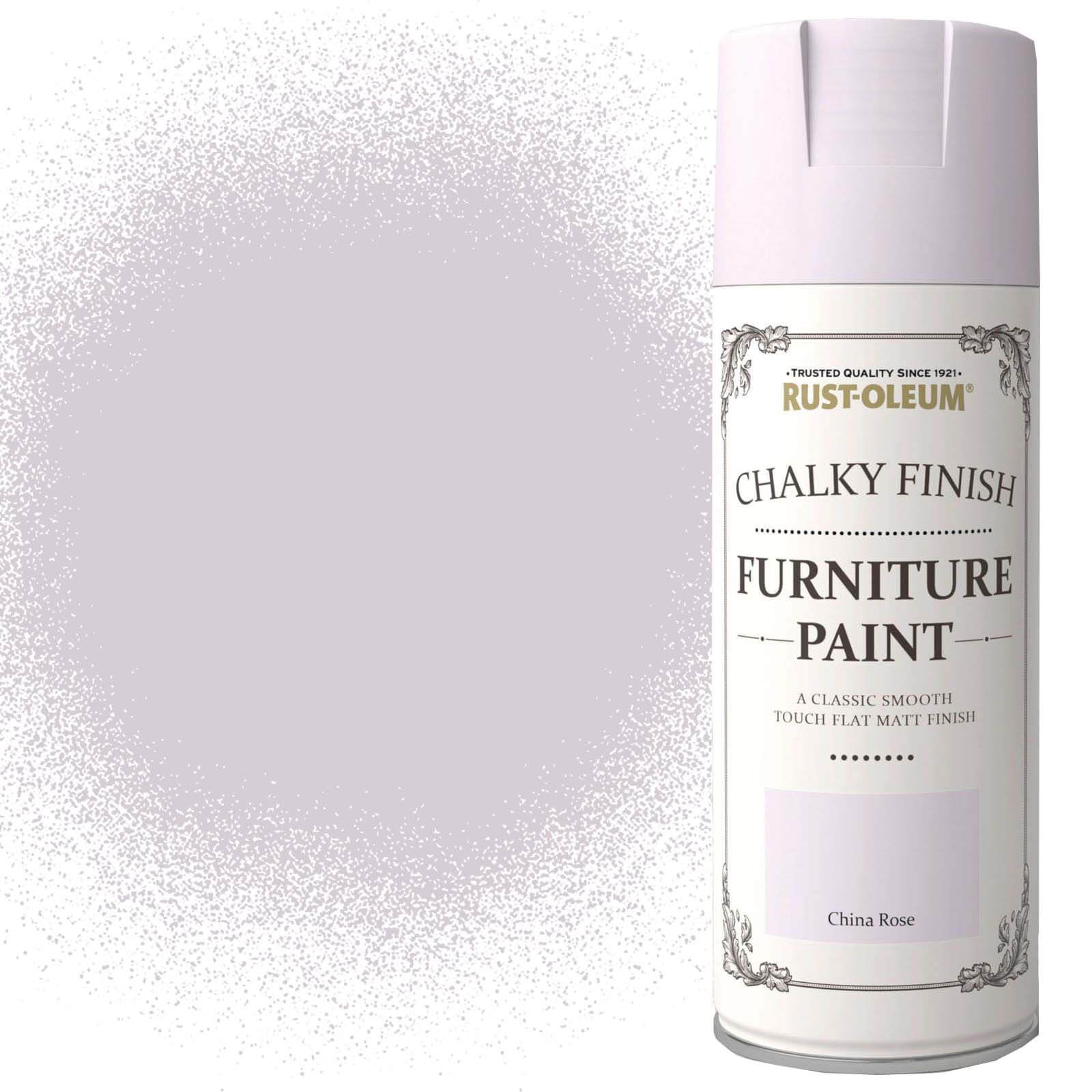 Rust-Oleum Chalky Finish Furniture Spray Paint China Rose - 400ml