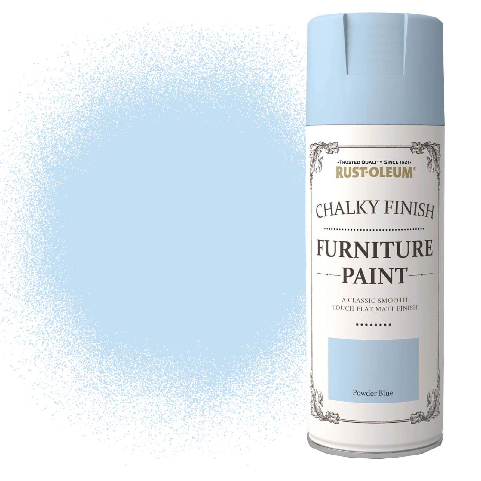 Rust-Oleum Chalky Finish Furniture Spray Paint Powder Blue - 400ml