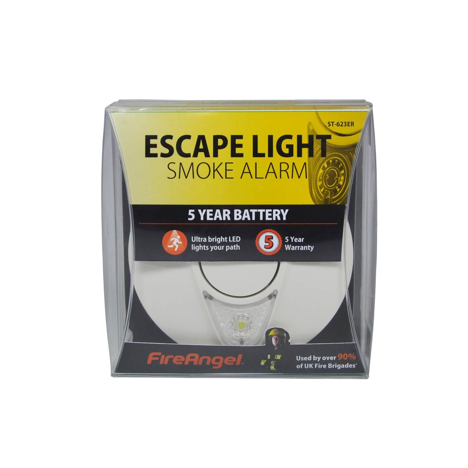 Fireangel Smoke Alarm 5 Yr Battery Light