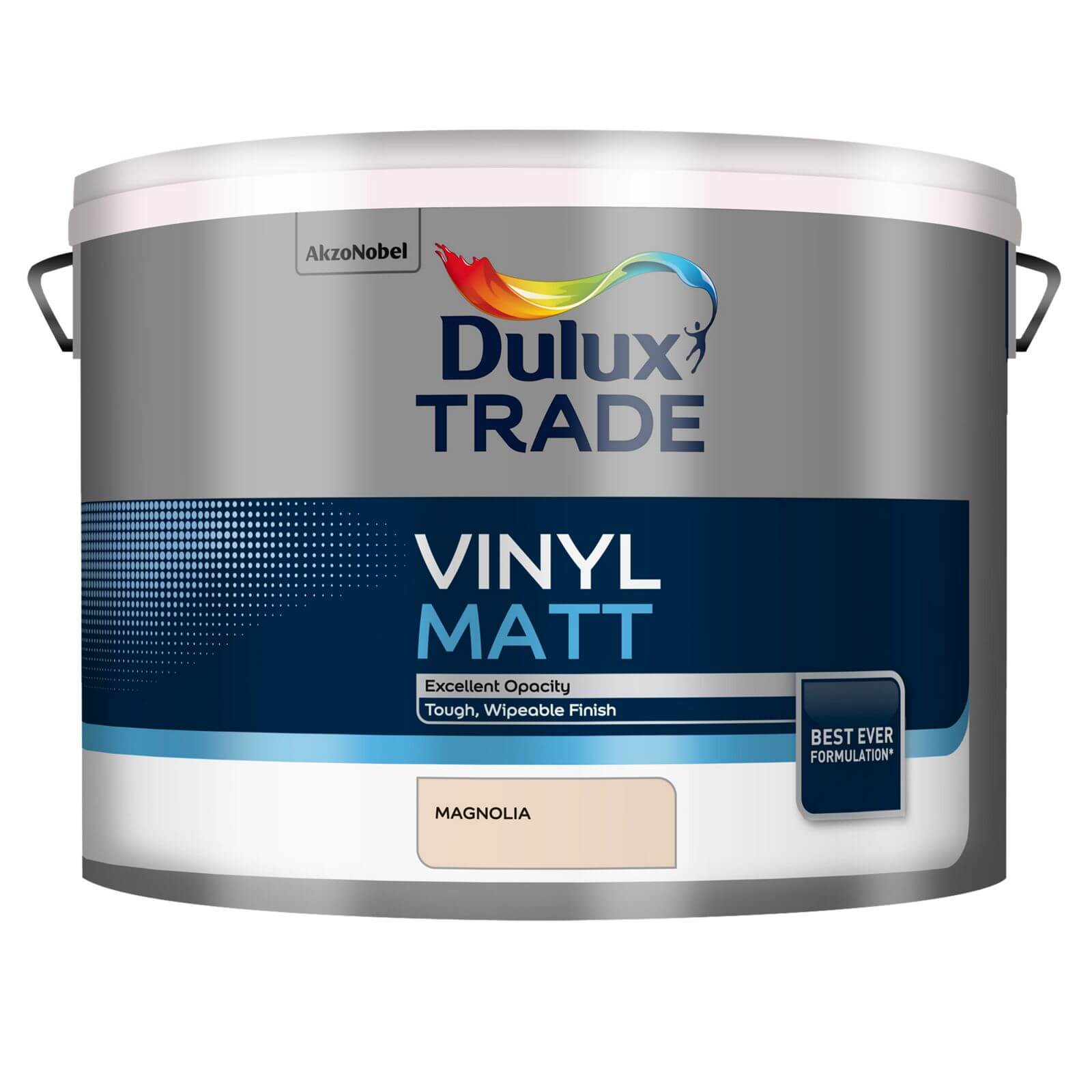 Dulux Trade Vinyl Matt Emulsion Paint Magnolia - 10L