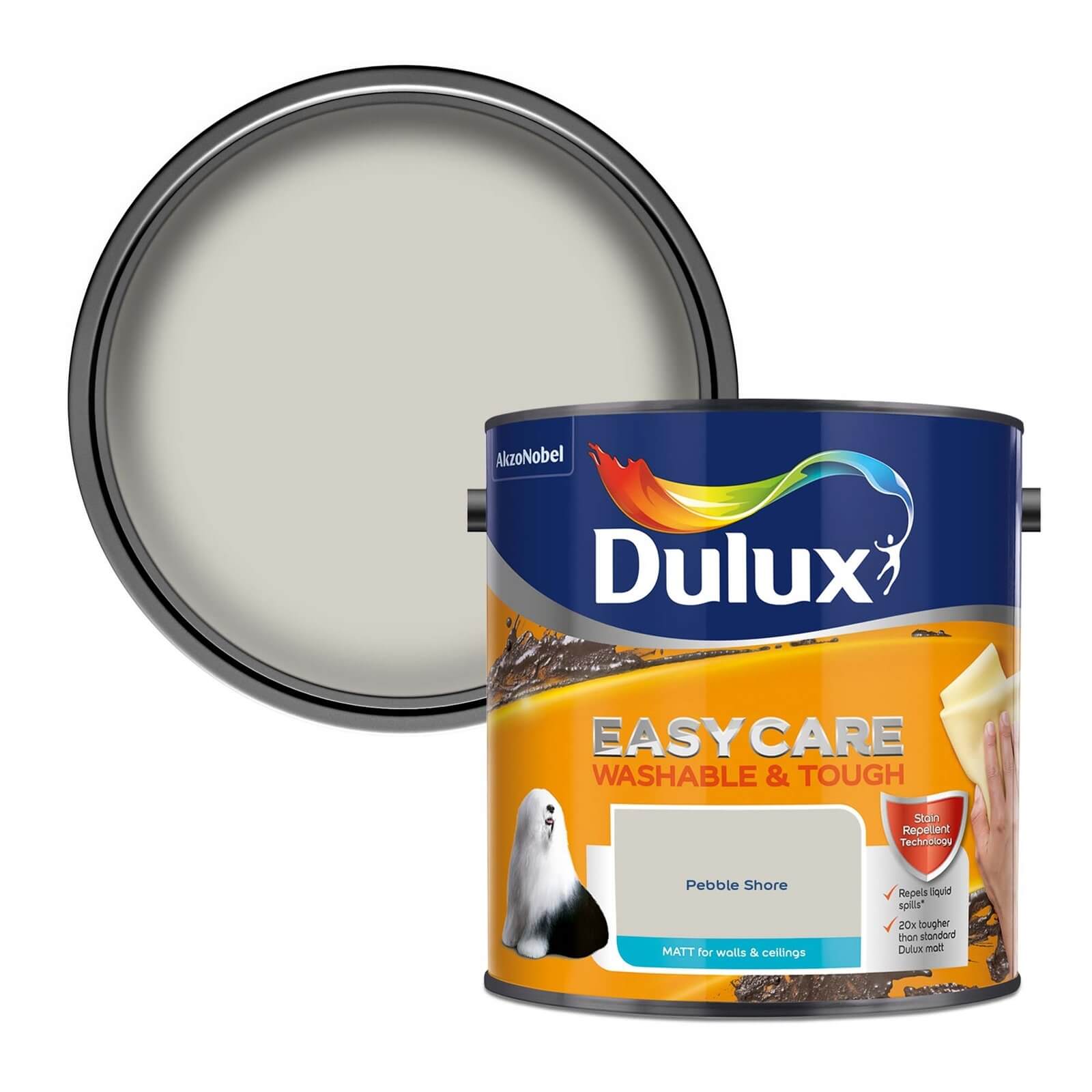 Dulux Easycare Washable & Tough Matt Paint Pebble Shore - 2.5L