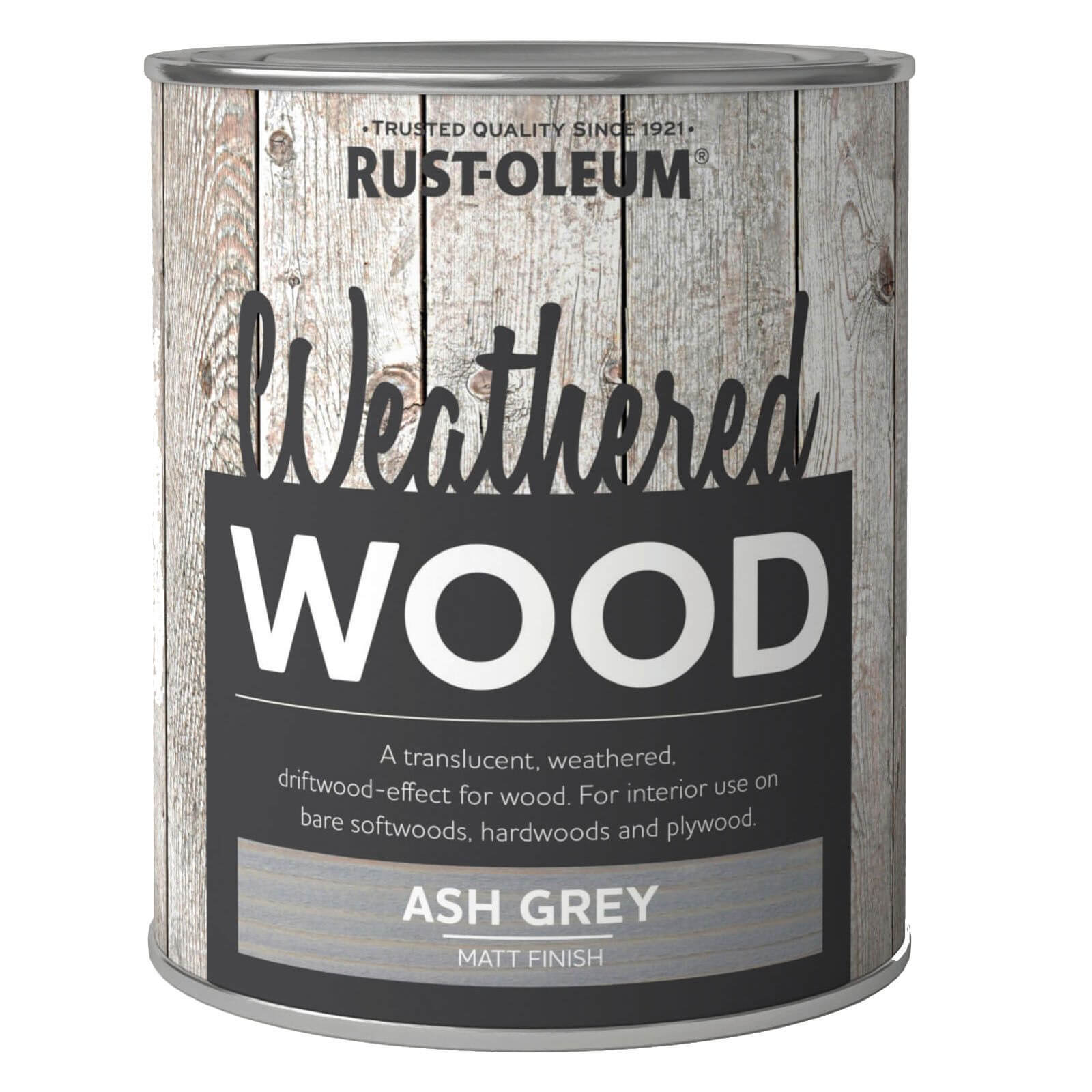 Rust-Oleum Weathered Wood Paint - Ash Grey - 750ml