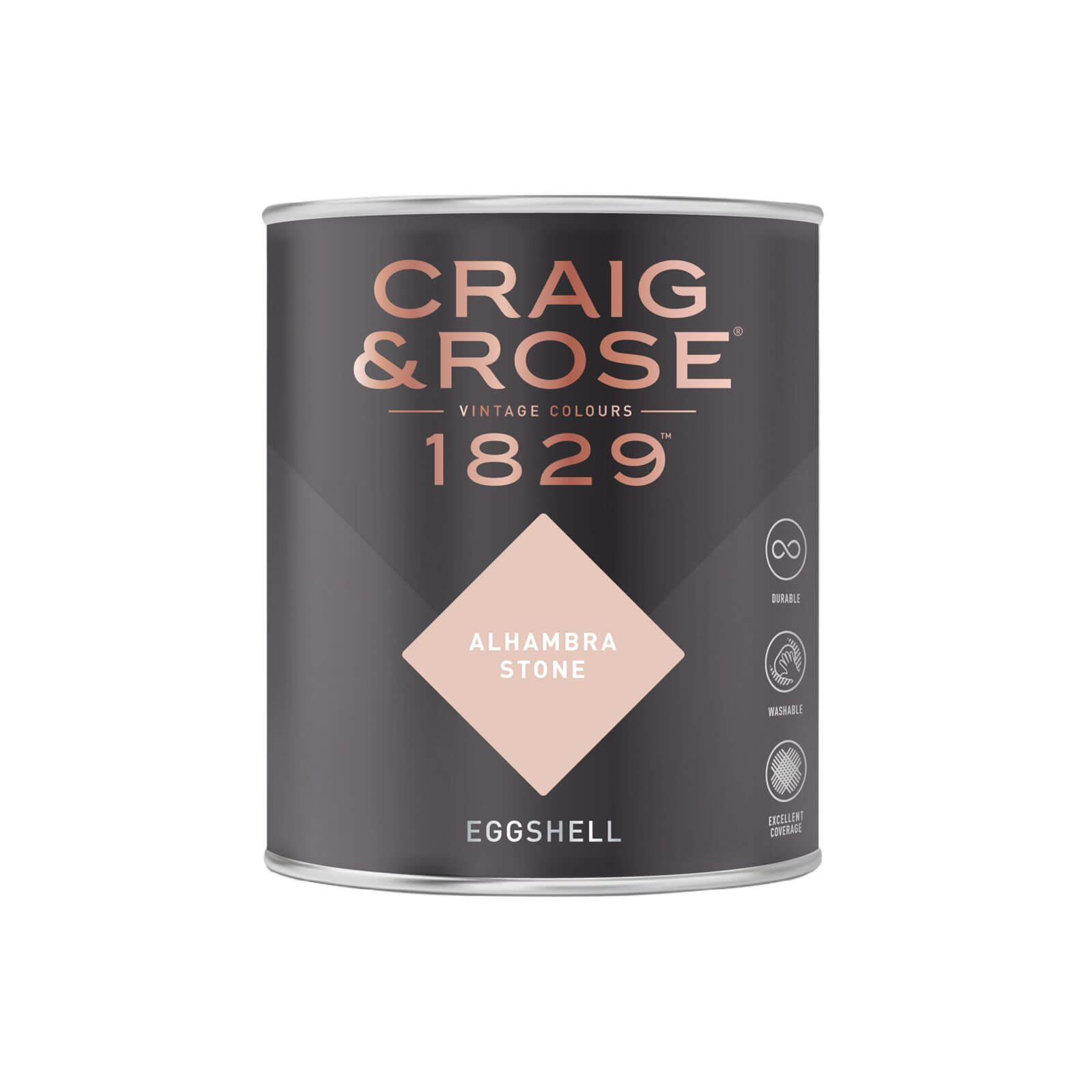 Craig & Rose 1829 Eggshell Paint Alhambra Stone - 750ml
