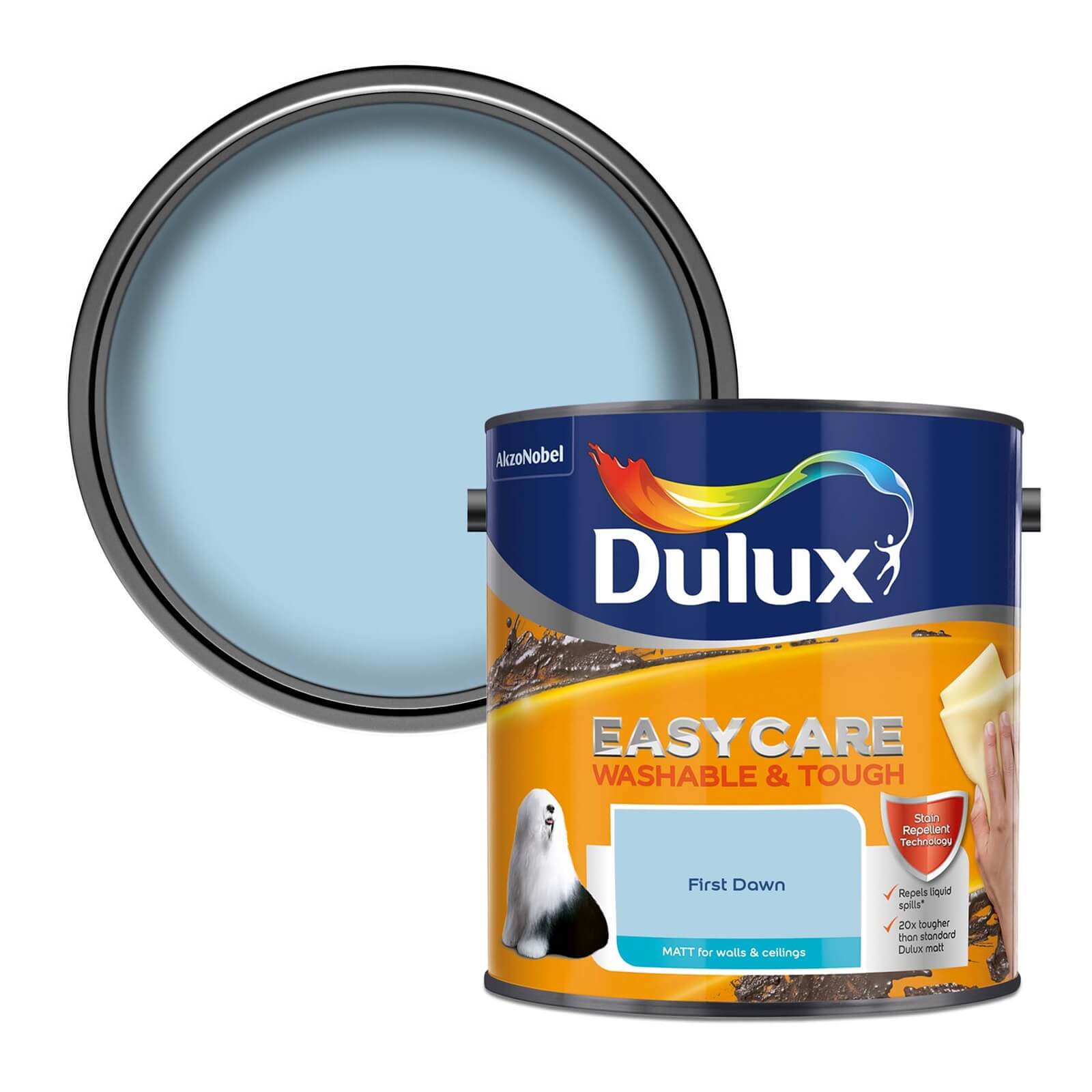 Dulux Easycare Washable & Tough Matt Paint First Dawn - 2.5L