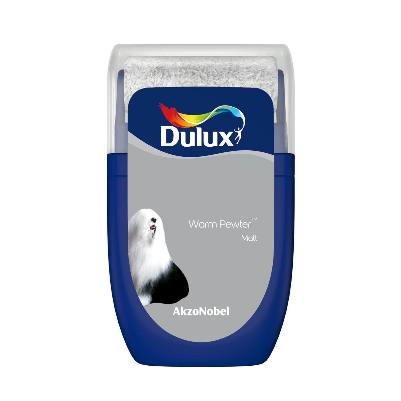 Dulux Matt Paint Warm Pewter - Tester 30ml