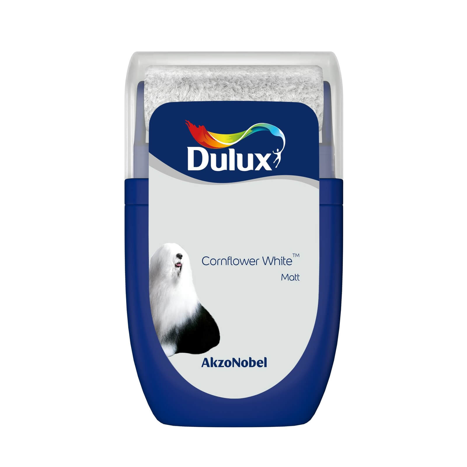 Dulux Matt Paint Cornflower White - Tester 30ml