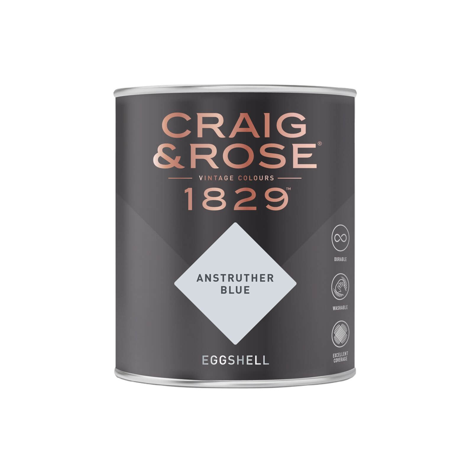 Craig & Rose 1829 Eggshell Paint Anstruther Blue - 750ml