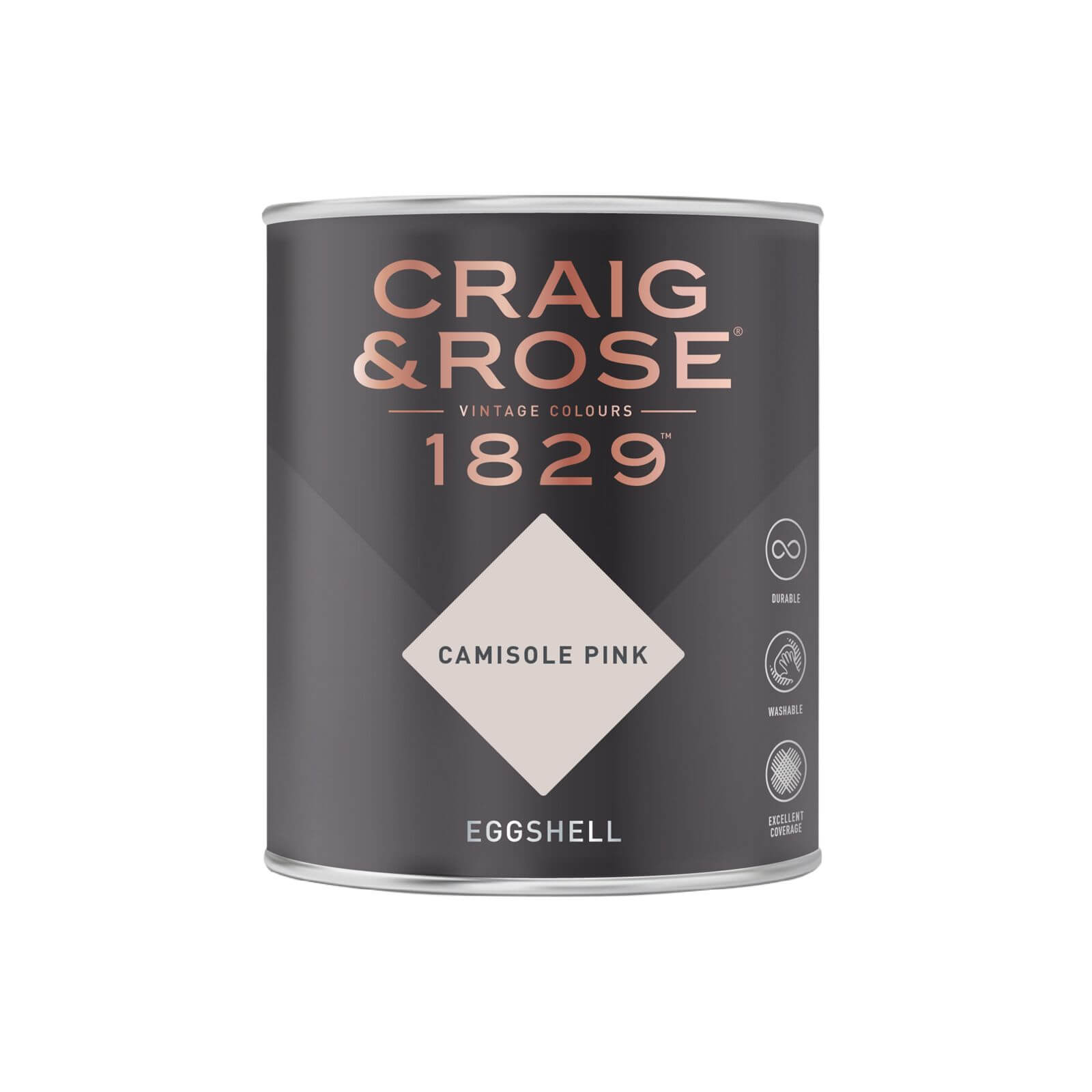 Craig & Rose 1829 Eggshell Paint Camisole Pink - 750ml