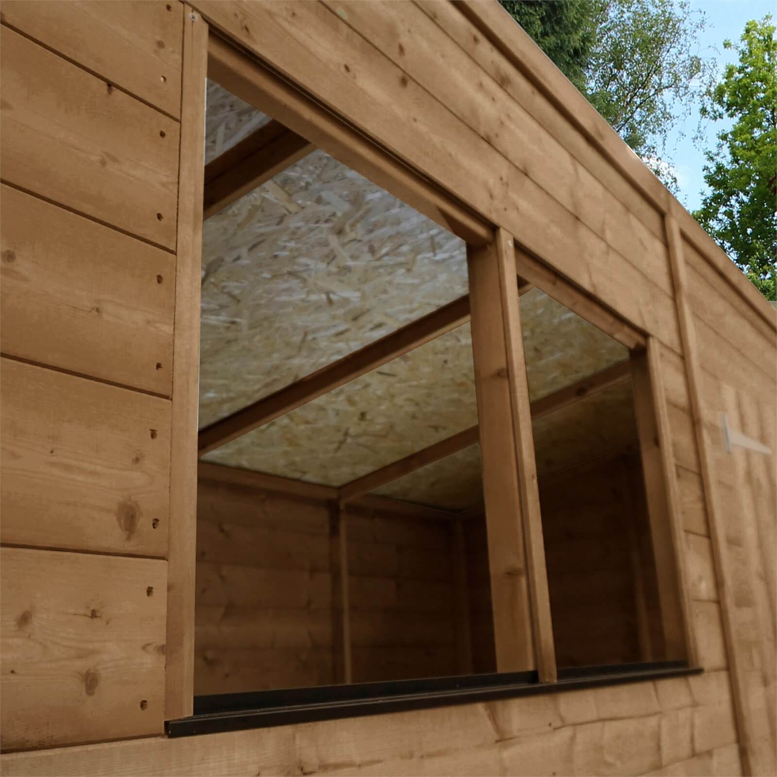 Mercia 10x8ft Pressure Treated Pent Wooden Shed