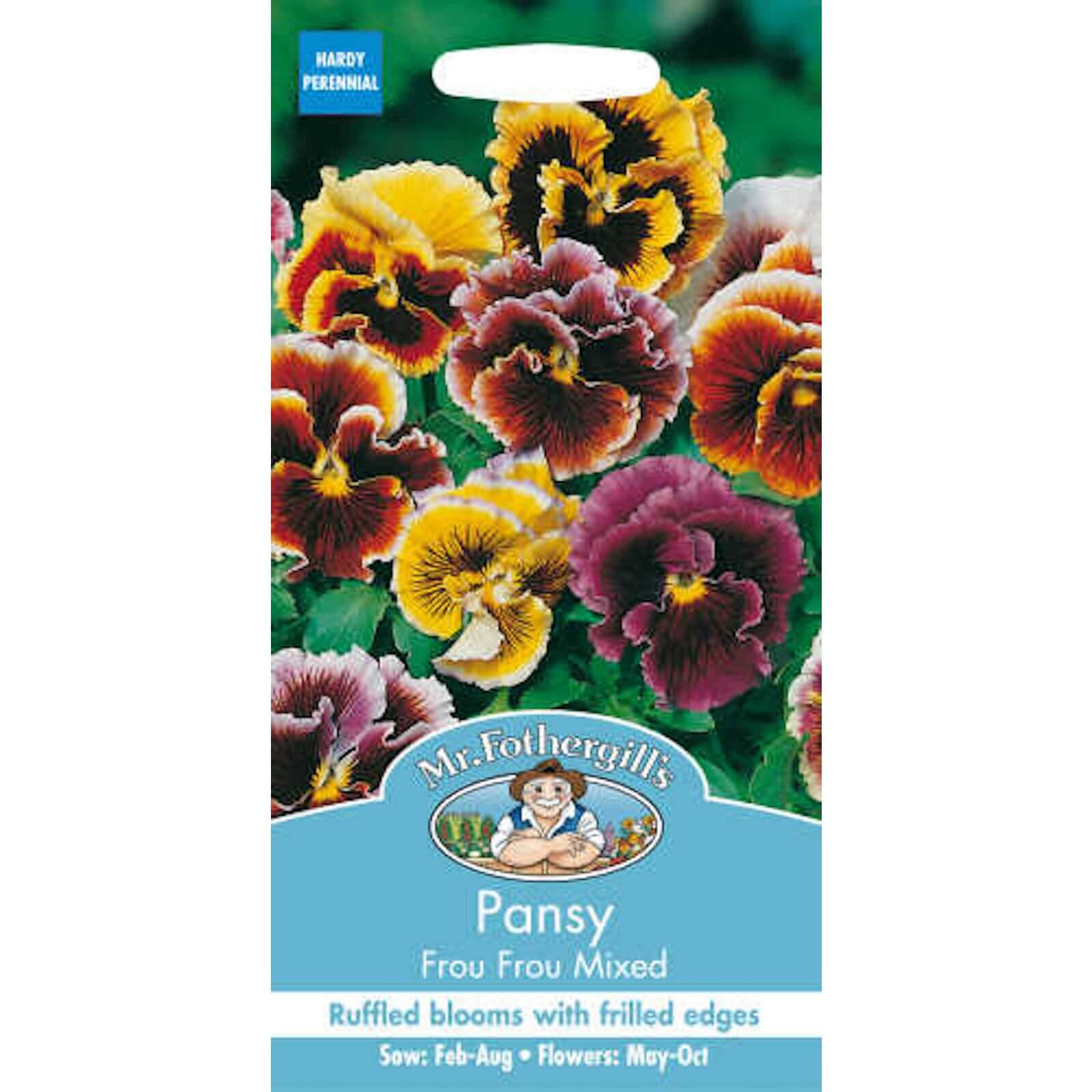 Mr. Fothergill's Pansy Frou Frou Mixed Seeds