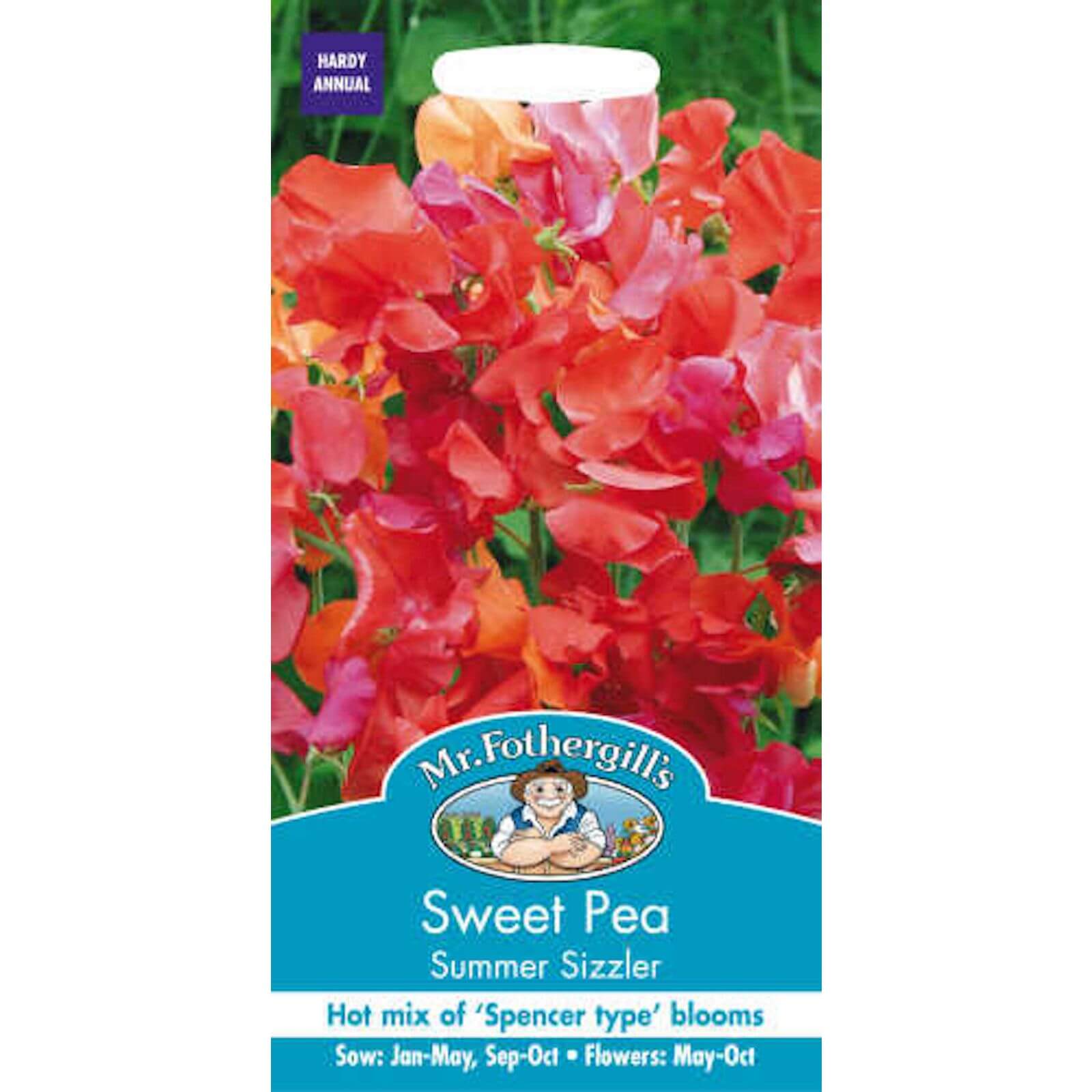 Mr. Fothergill's Sweet Pea Summer Sizzler Seeds
