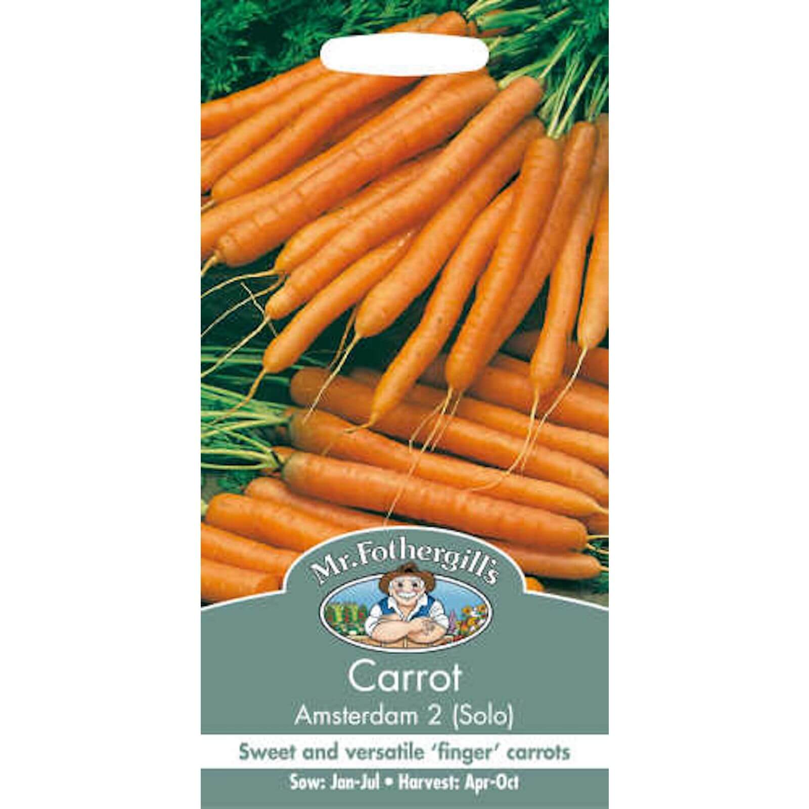 Mr. Fothergill's Carrot Amsterdam 2 Solo Seeds