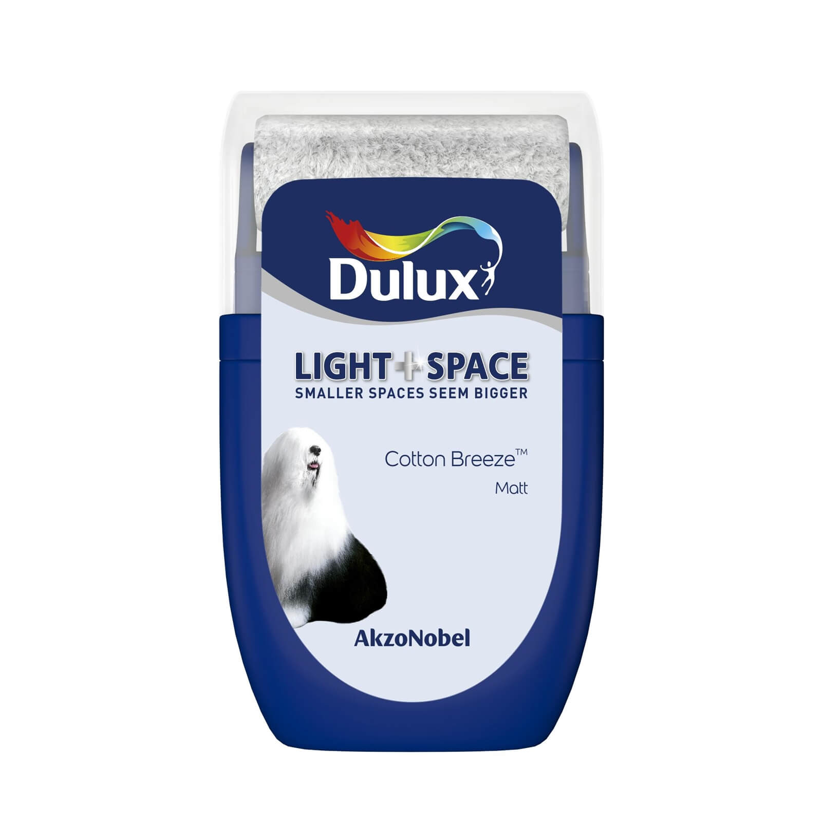 Dulux Light & Space Matt Emulsion Paint Cotton Breeze - Tester 30ml