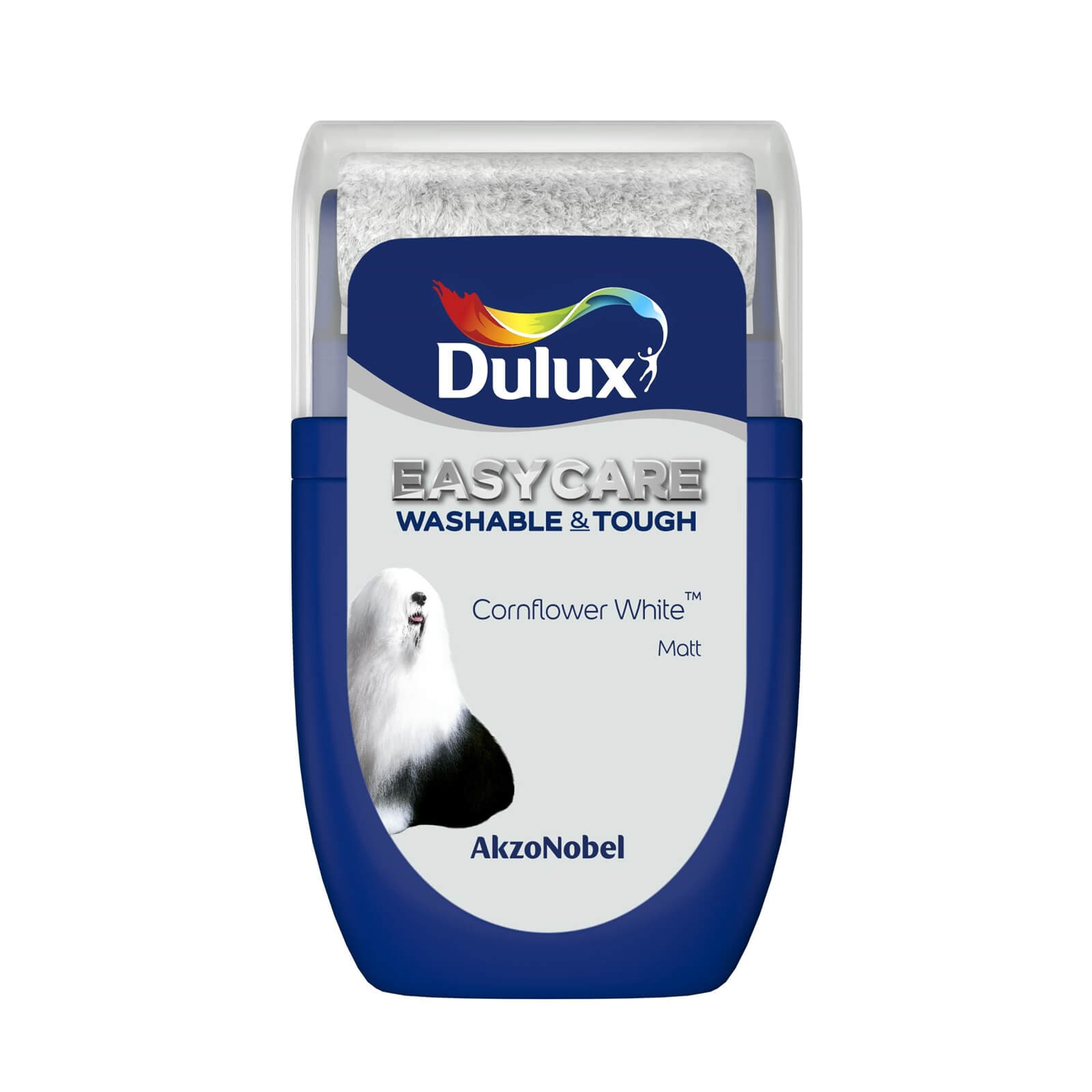 Dulux Easycare Washable & Tough Matt Paint Cornflower White - Tester 30ml