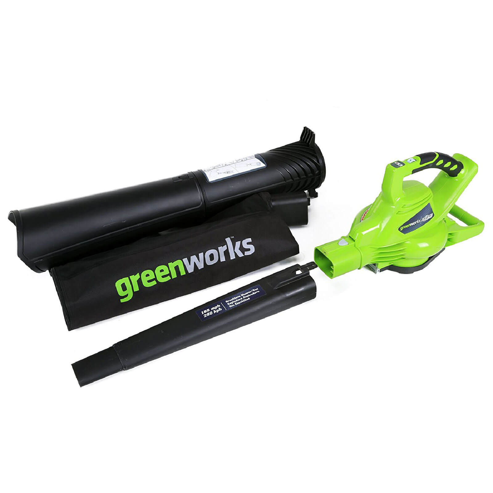 Greenworks 40V Cordless Garden Leaf Blower and Vacuum (tool only)