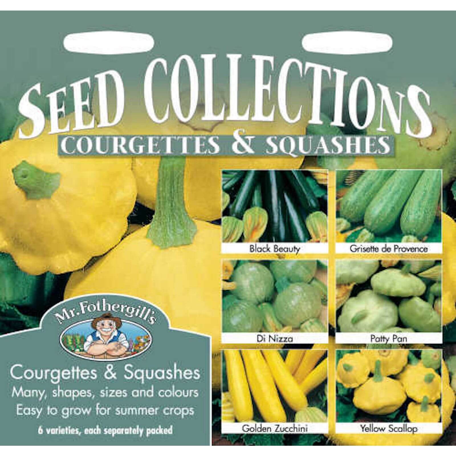 Mr. Fothergill's Courgettes & Summer Squashes Collection Seeds