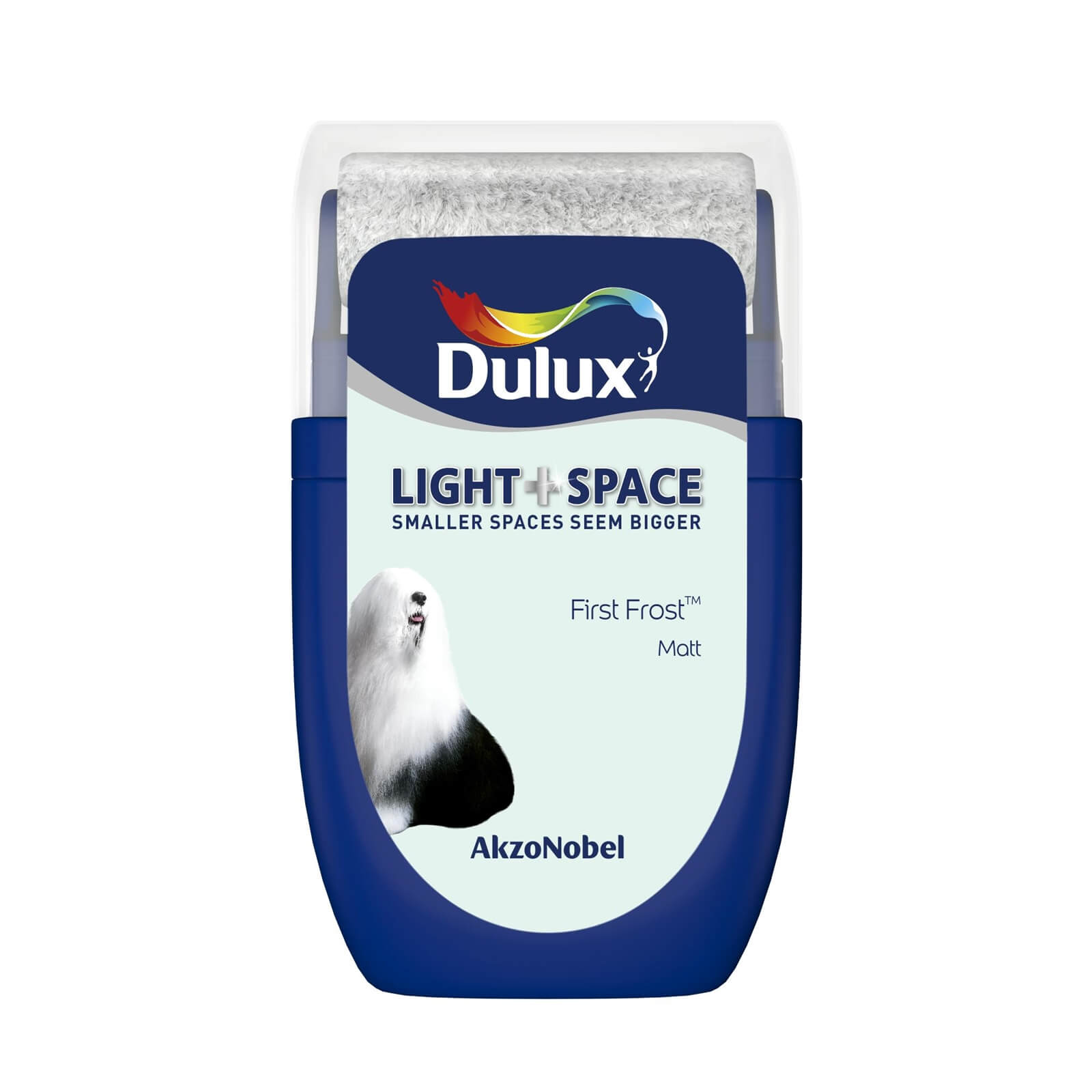Dulux Light & Space Matt Emulsion Paint First Frost - Tester 30ml