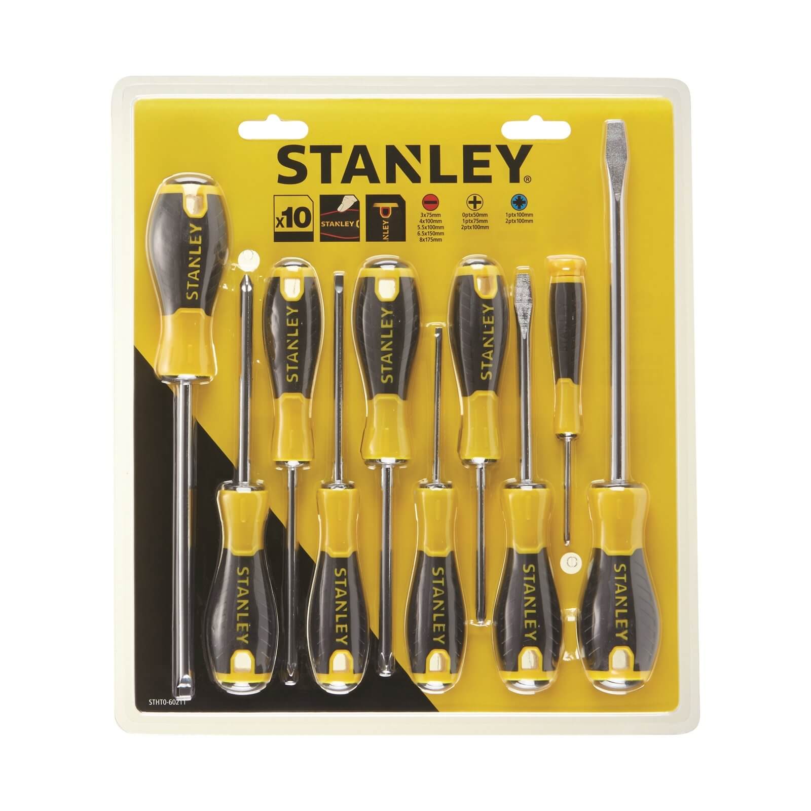 Stanley 10-Piece Essential Screwdriver Set