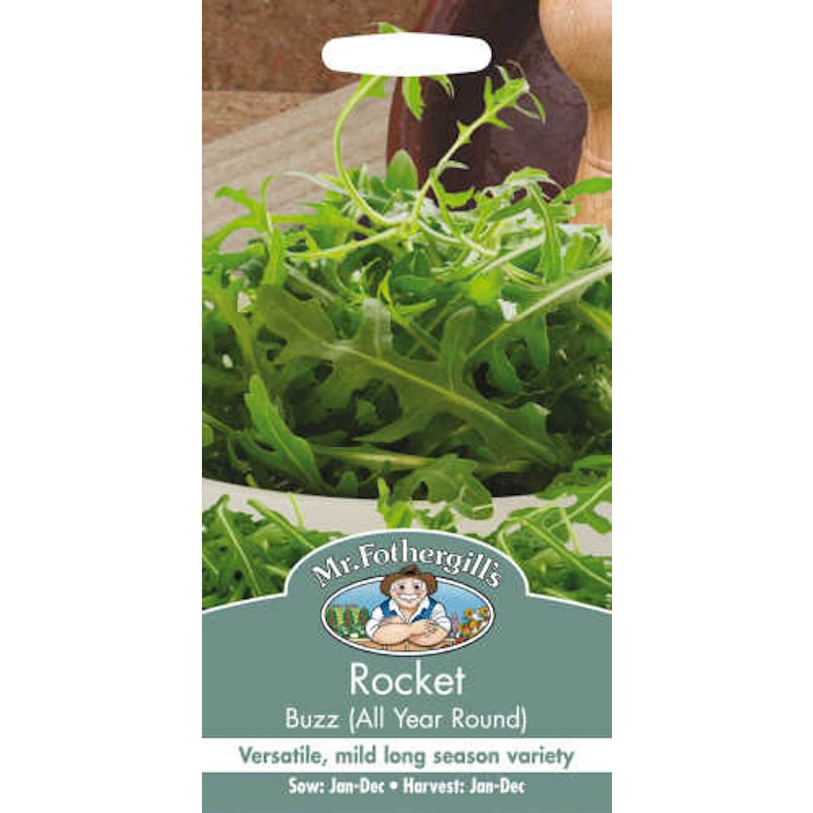 Mr. Fothergill's Rocket Buzz (All Year Round) Vegetable Seeds