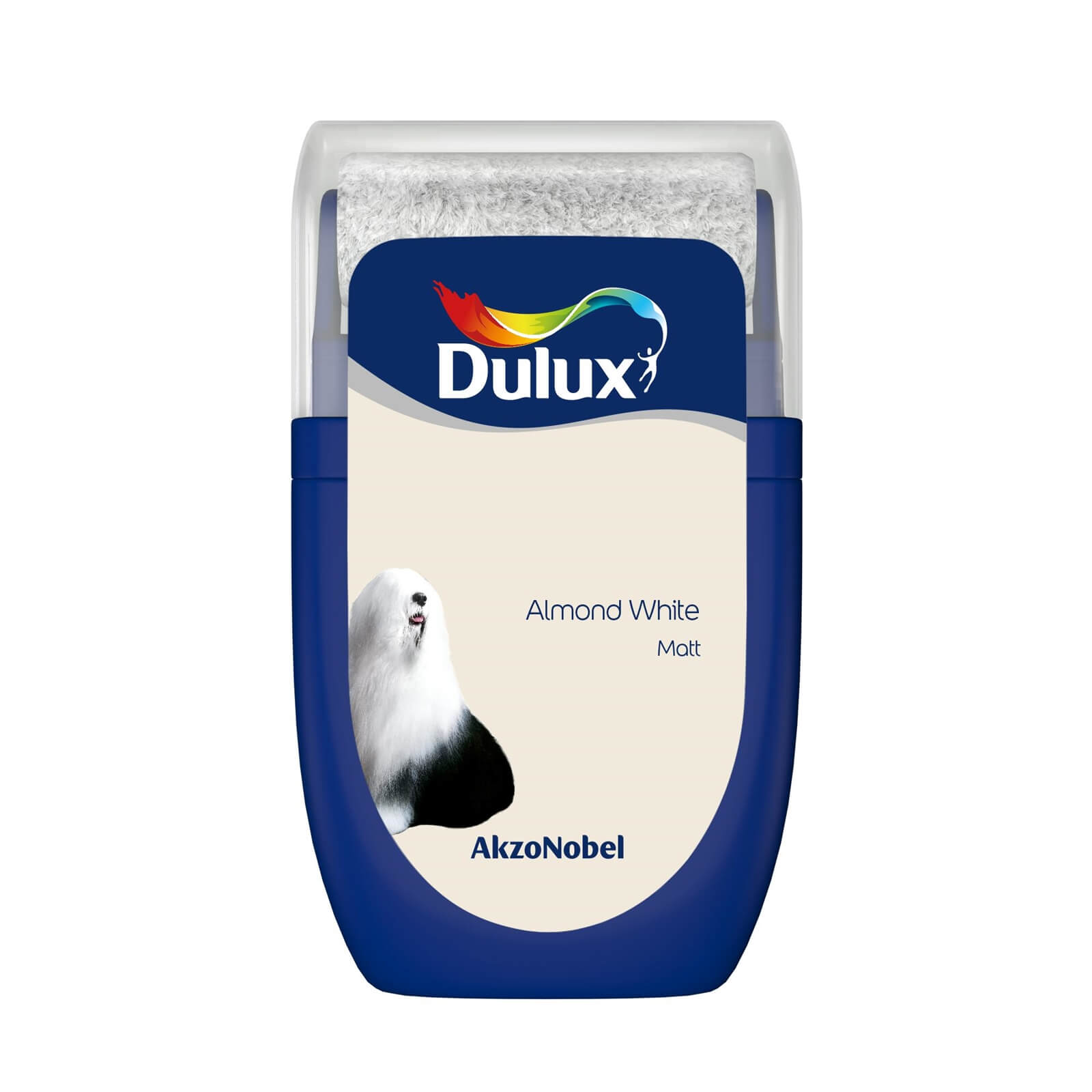 Dulux Matt Paint Almond White - Tester 30ml