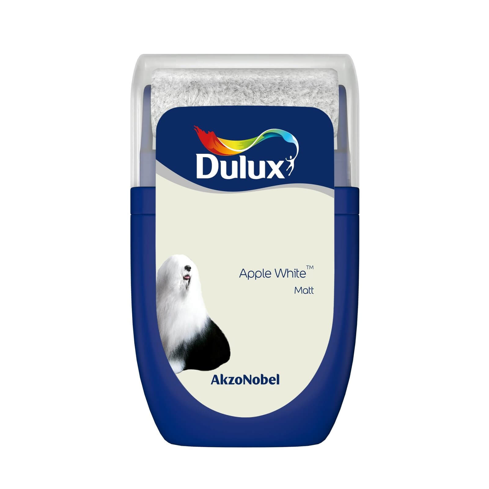 Dulux Matt Paint Apple White - Tester 30ml