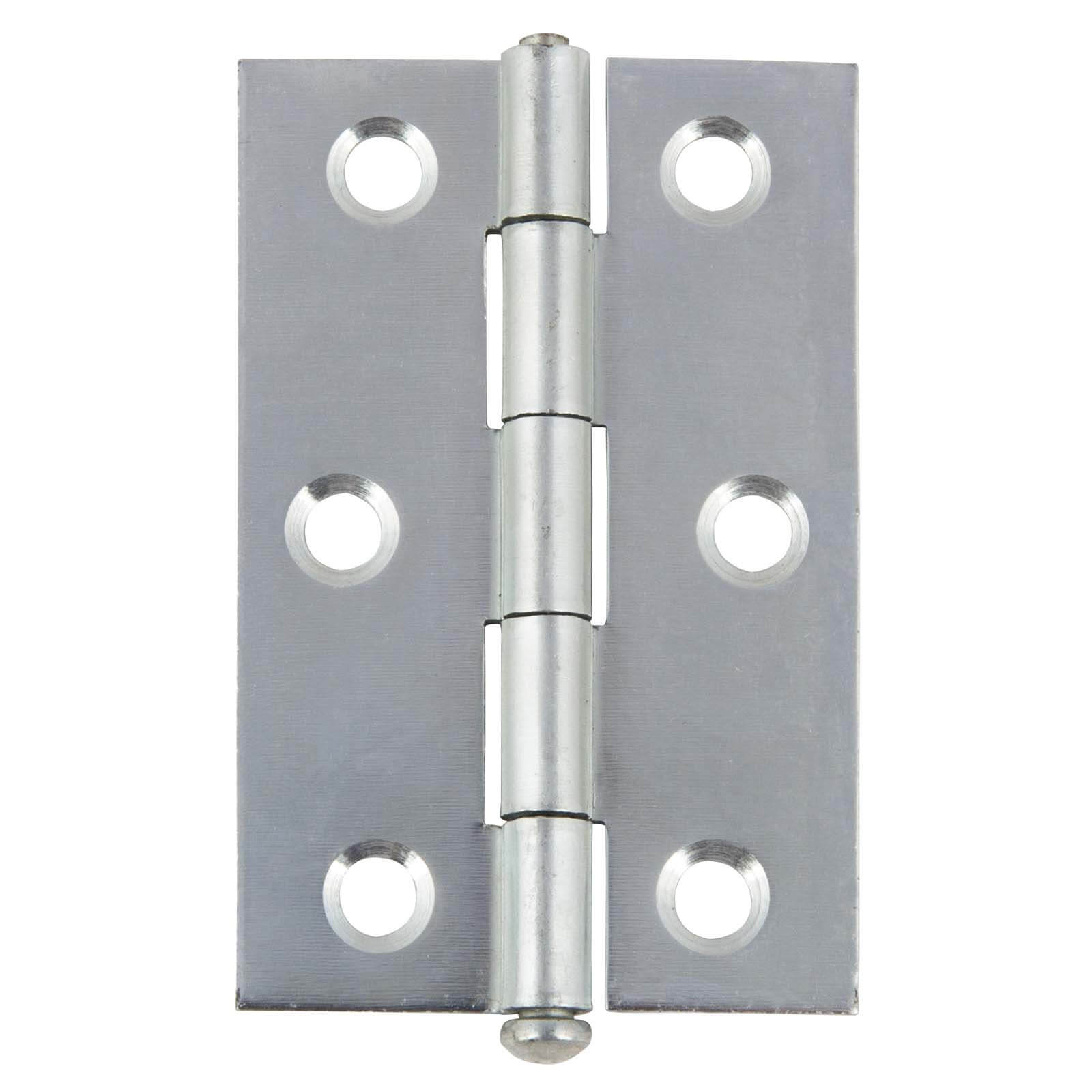 Loose Pin Butt Hinge - Polished Chrome - 75 x 49mm -2 Pack
