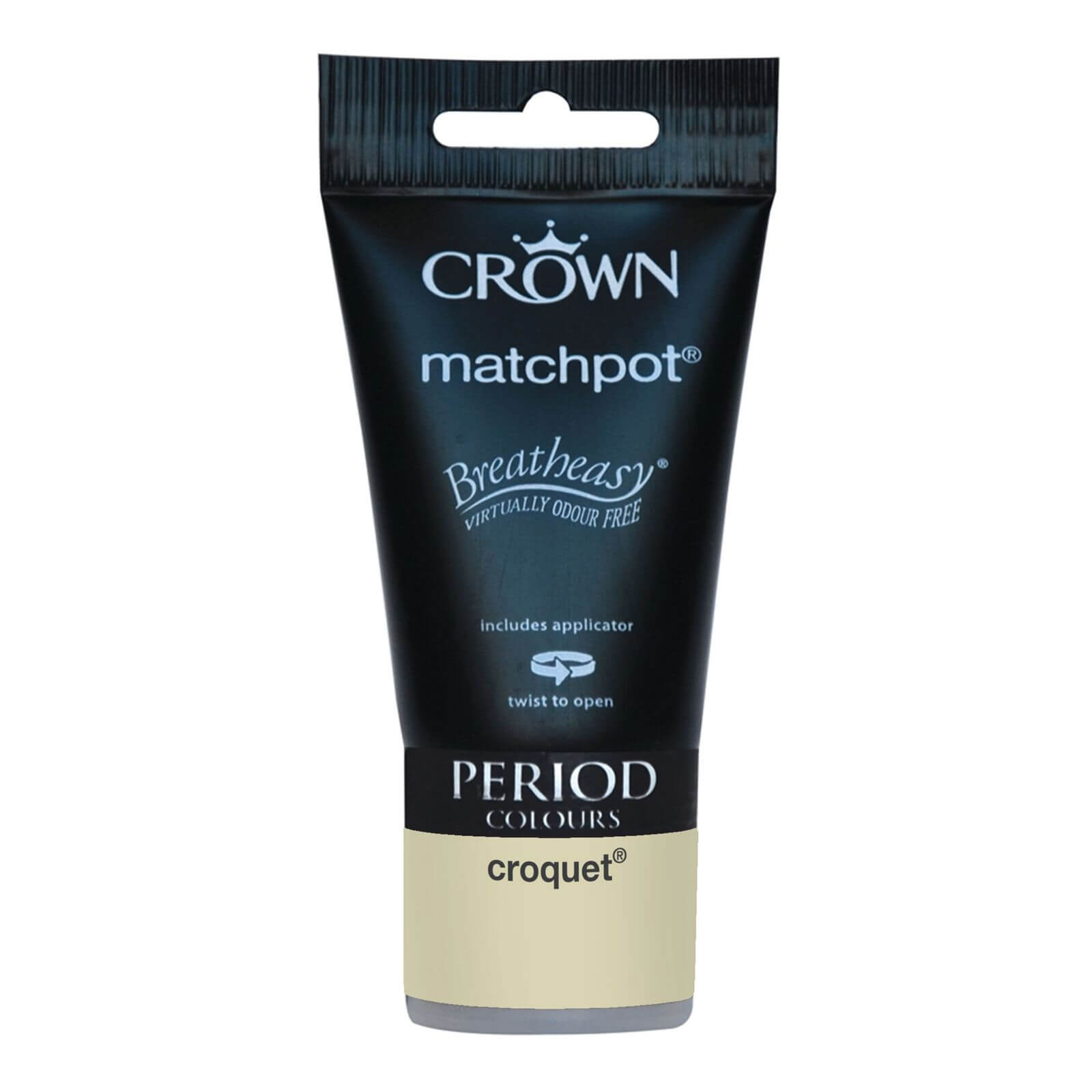 Crown Period Colours Breatheasy Croquet - Flat Matt Emulsion Paint - 40ml Tester