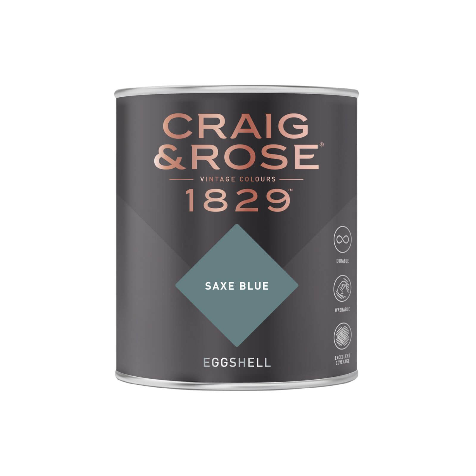 Craig & Rose 1829 Eggshell Paint Saxe Blue - 750ml