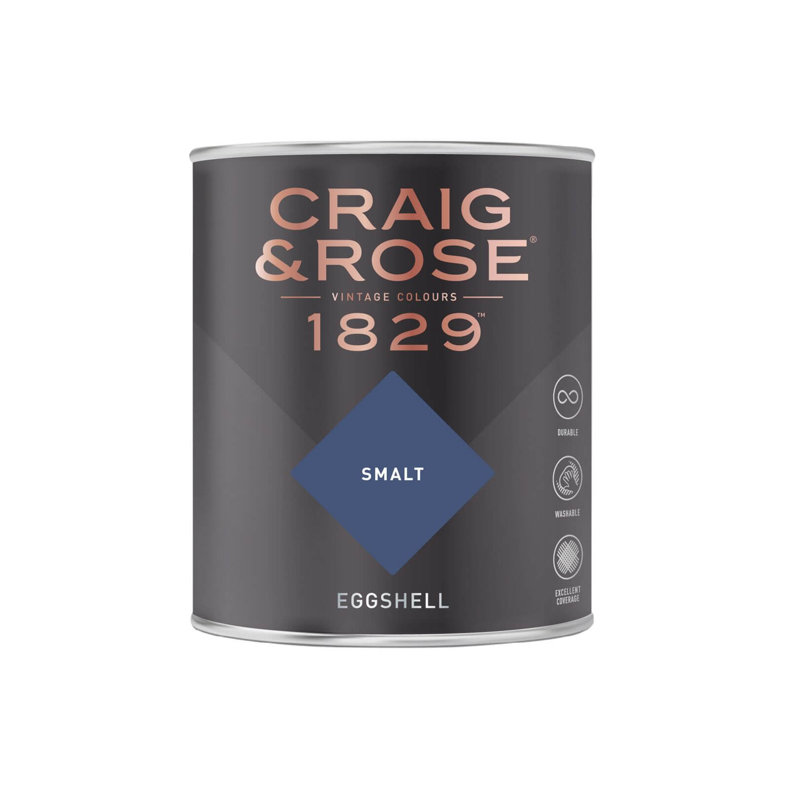 Craig & Rose 1829 Eggshell Paint Smalt - 750ml