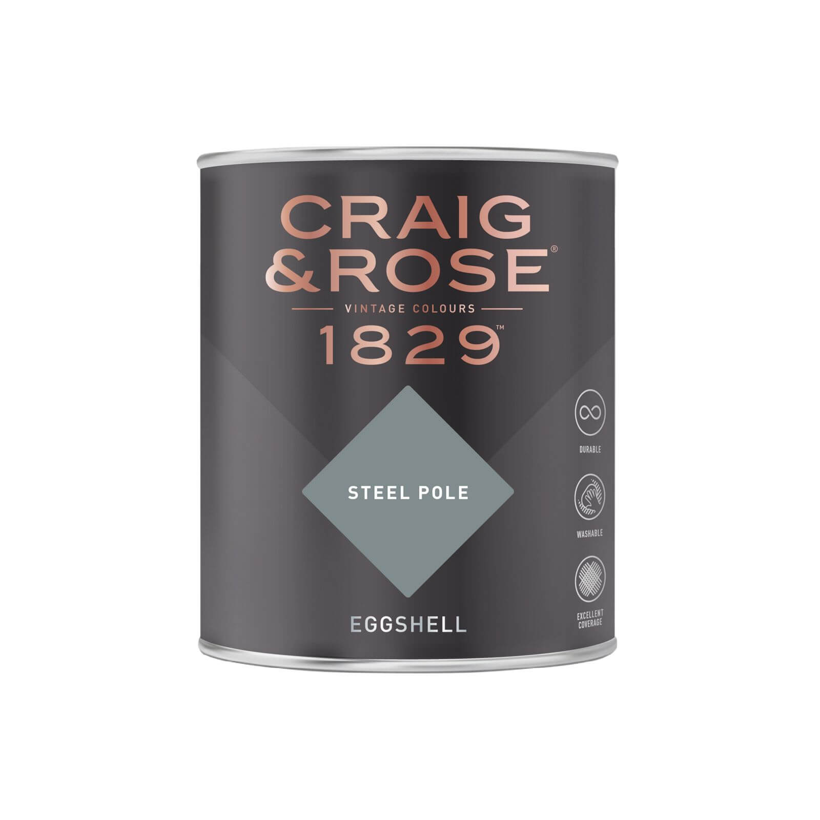 Craig & Rose 1829 Eggshell Paint Steel Pole - 750ml