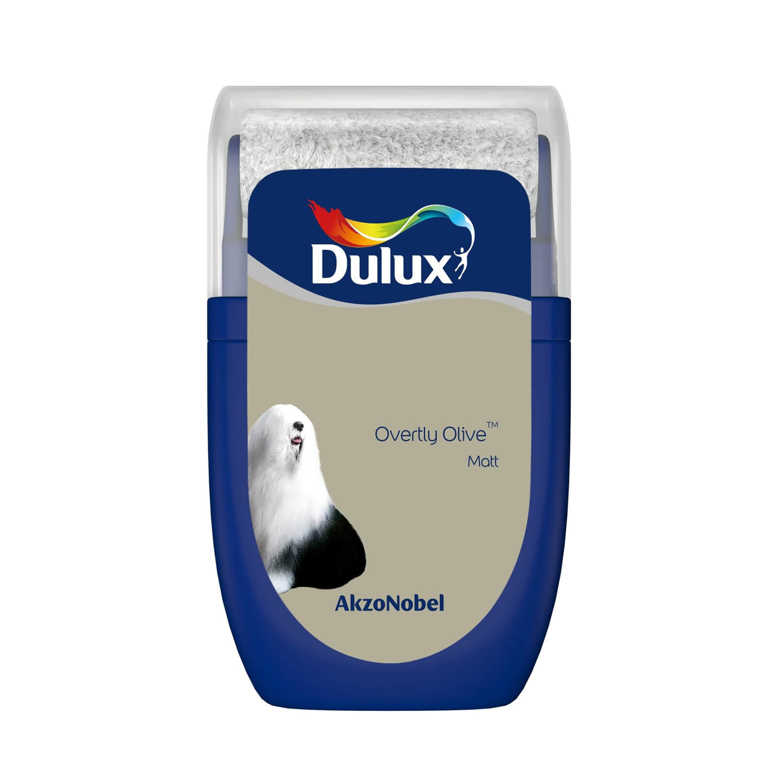 Dulux Matt Paint Overtly Olive - Tester 30ml