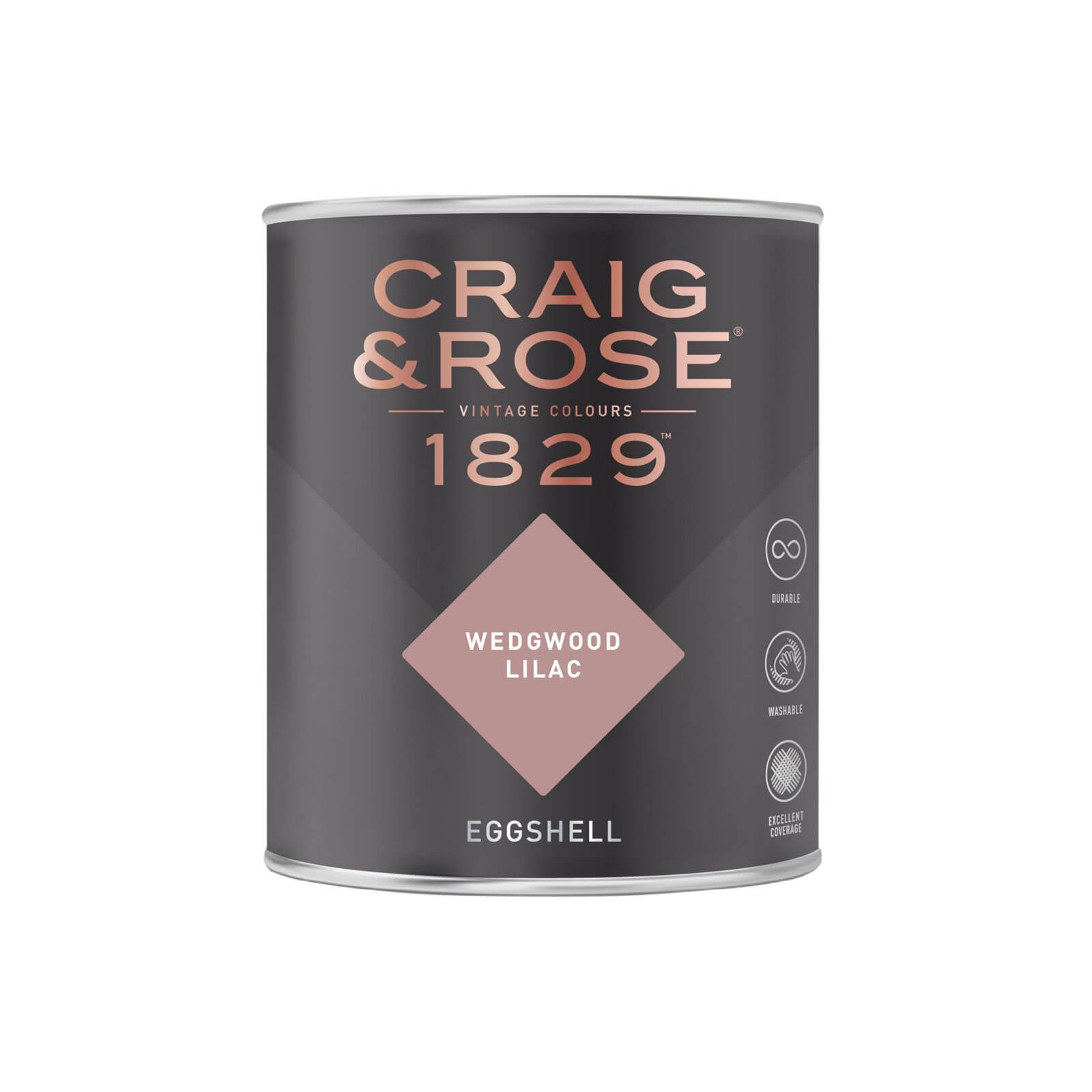 Craig & Rose 1829 Eggshell Paint Wedgwood Lilac - 750ml