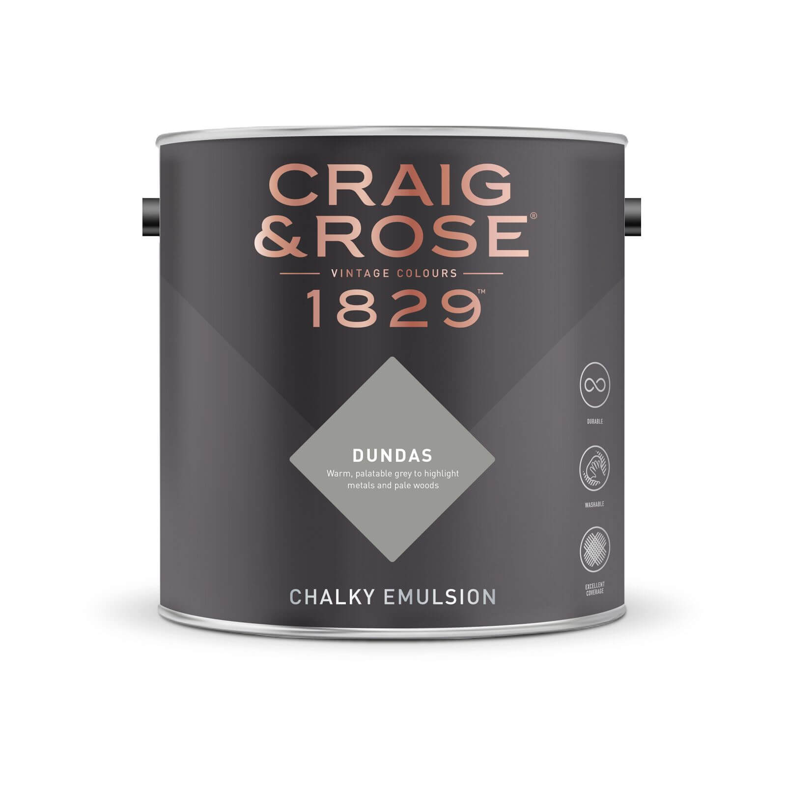 Craig & Rose 1829 Chalky Emulsion Paint Dundas - 2.5L