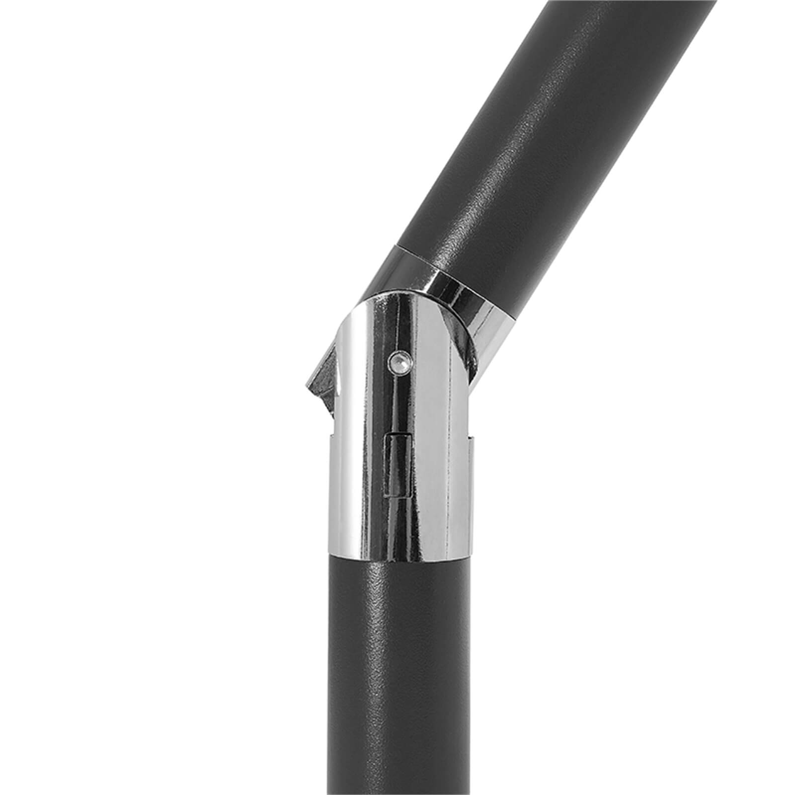 Aluminium Umbrella Parasol - Crank & Tilt - 2.4m - Grey