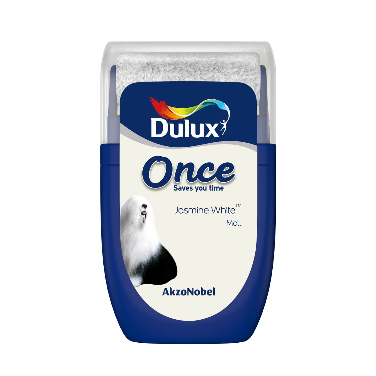 Dulux Once Jasmine White Tester Paint - 30ml