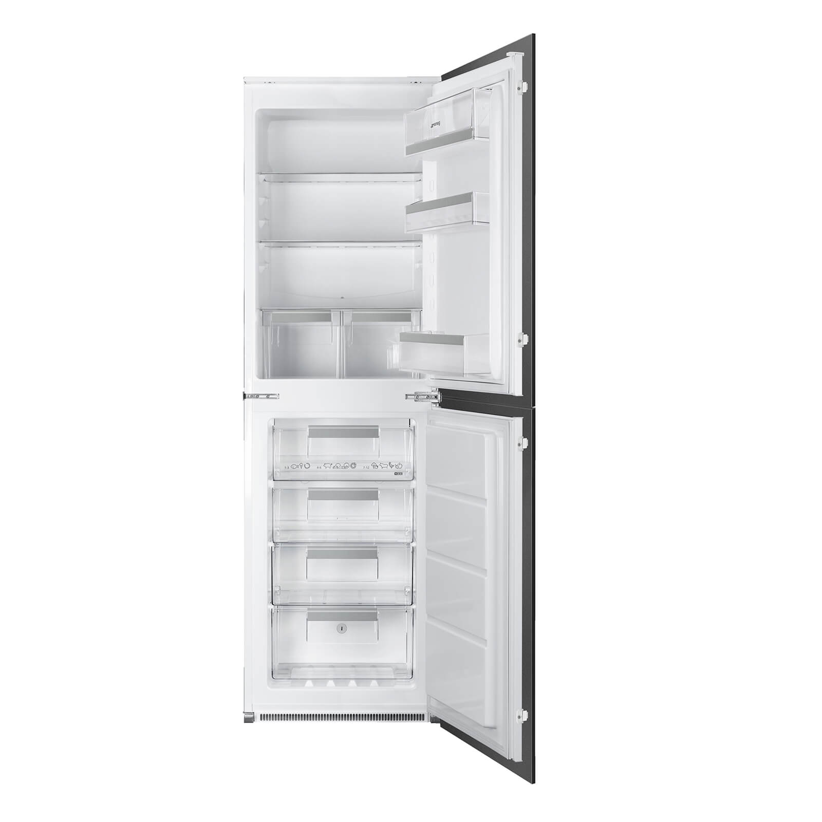 Smeg UKC7172NP1 Integrated Fridge Freezer - White