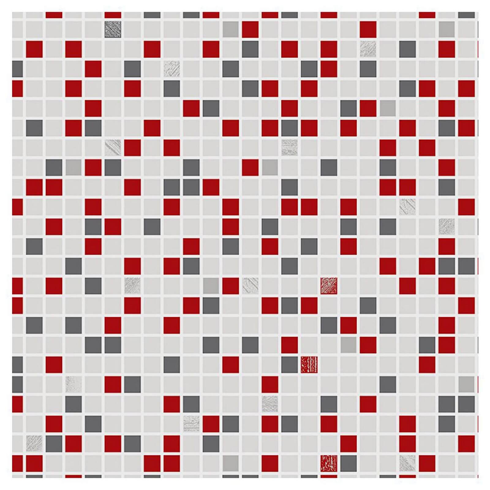 Contour Checker Red Wallpaper