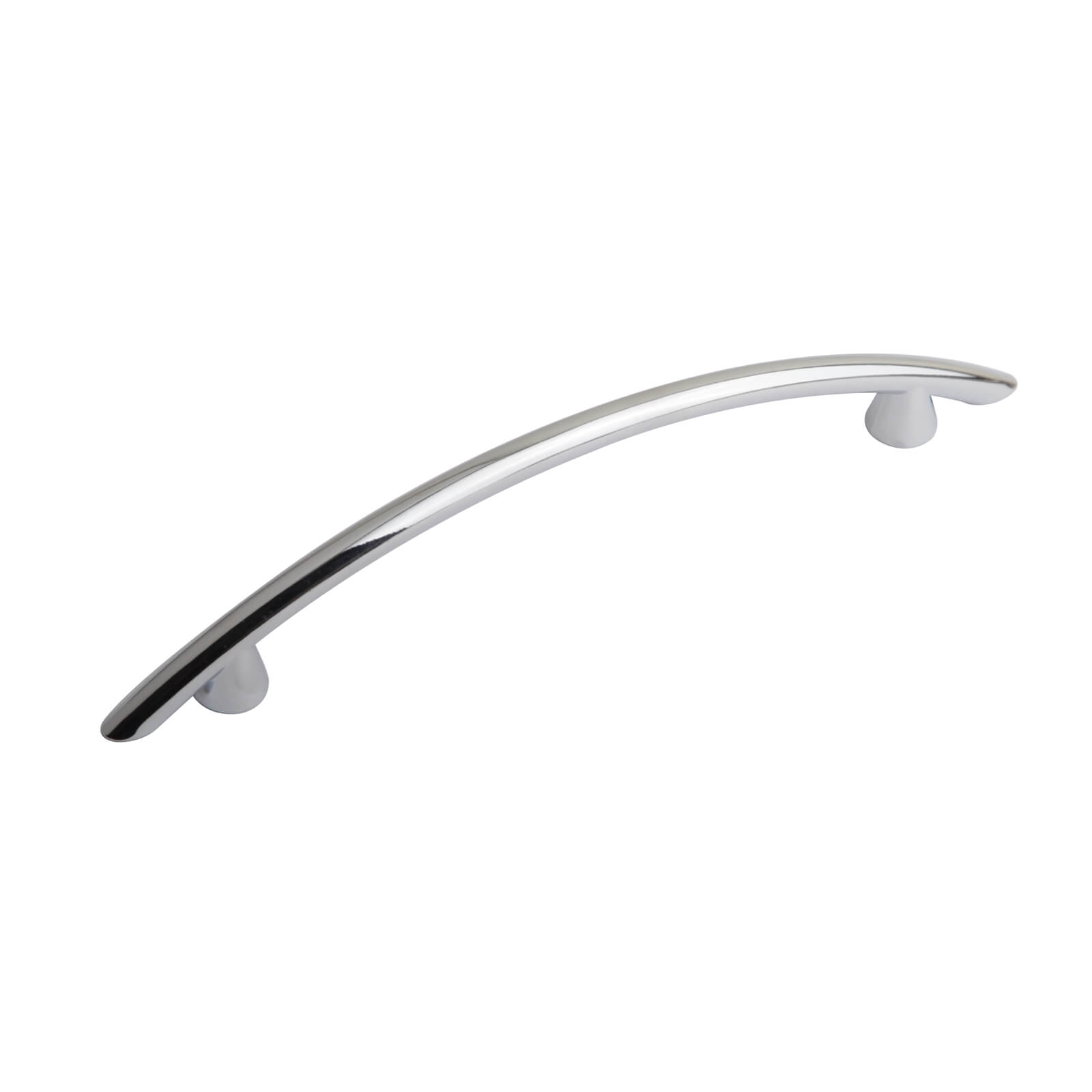 Slim Tapered Bow Pull Handle -Chrome - 96mm