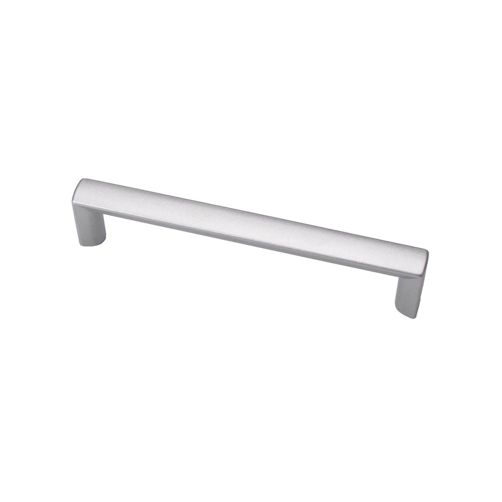 Square End Mitred Handle - Satin Nickel - 96mm