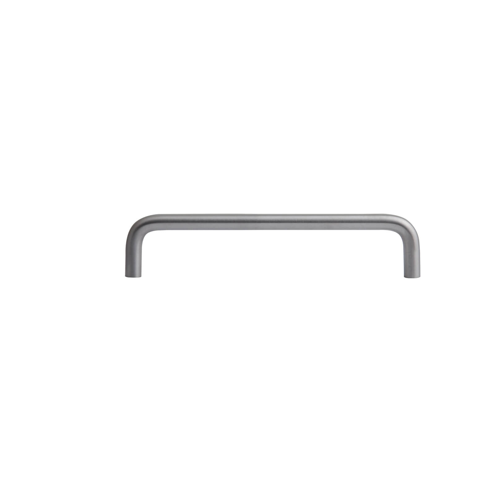 D Handle - Brushed Stainless Steel - 128mm