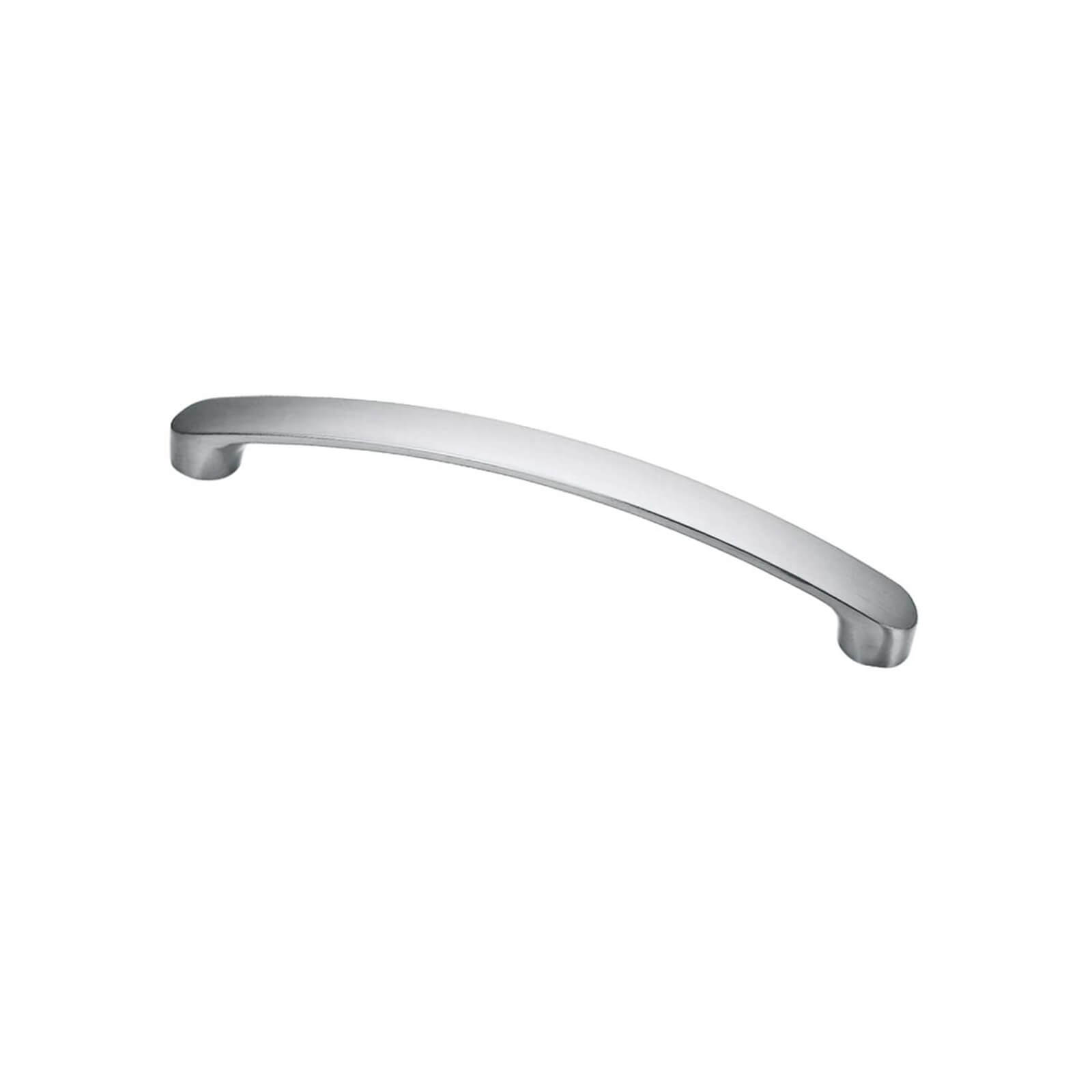 Curved End D Handle - Chrome - 96mm