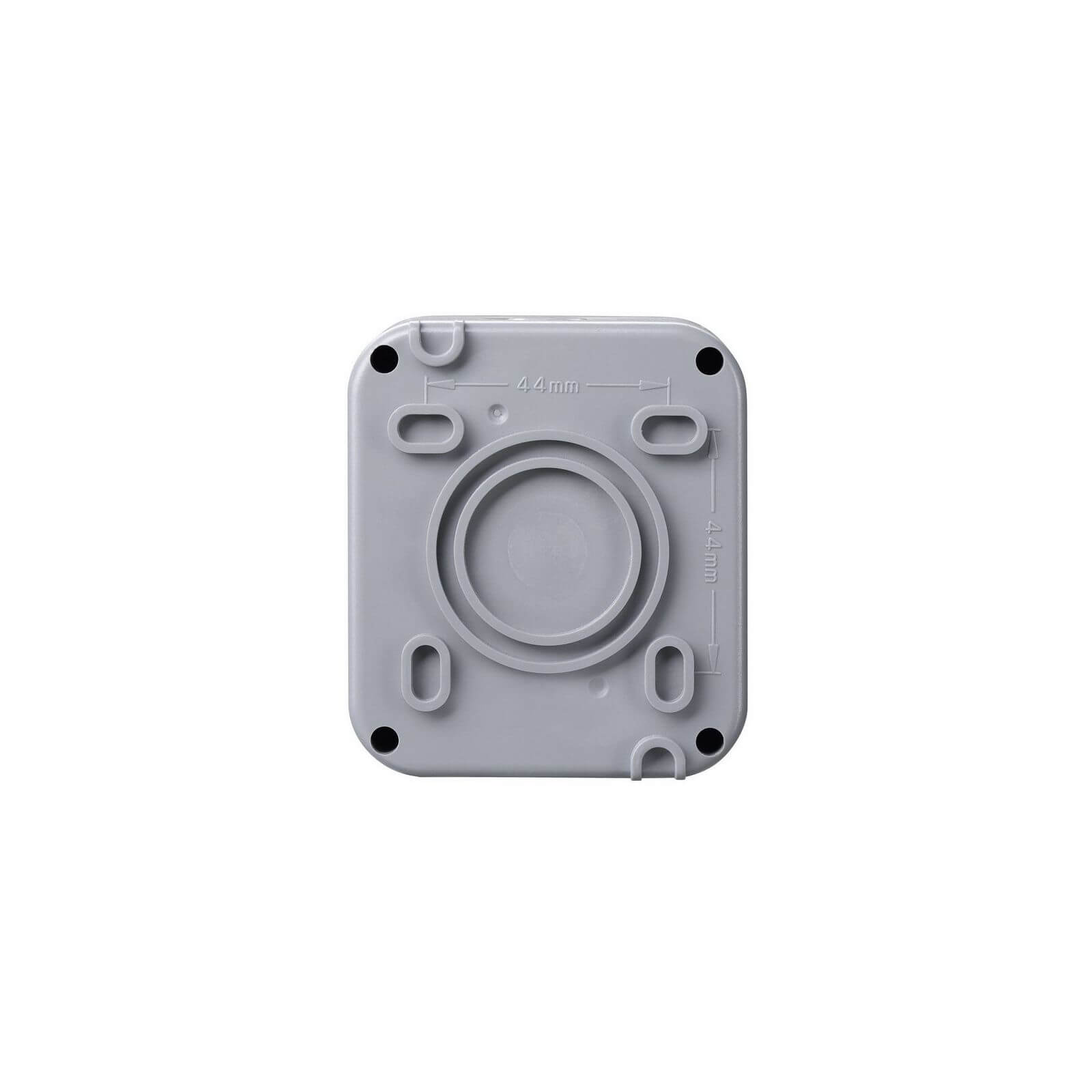 BG 13 Amp 1 Gang Unswitched Weatherproof Socket IP55 Rated Grey
