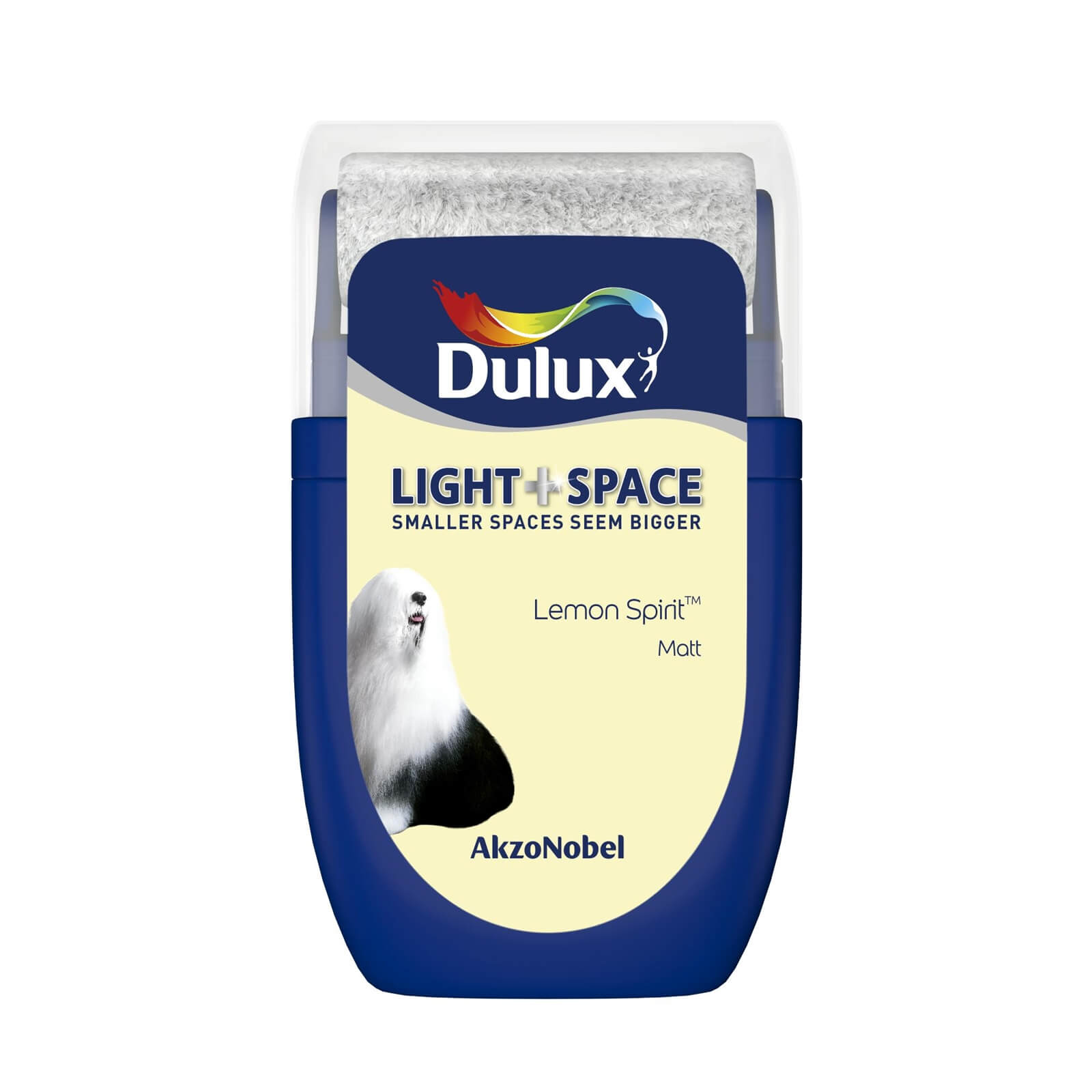 Dulux Light & Space Matt Emulsion Paint Lemon Spirit - Tester 30ml