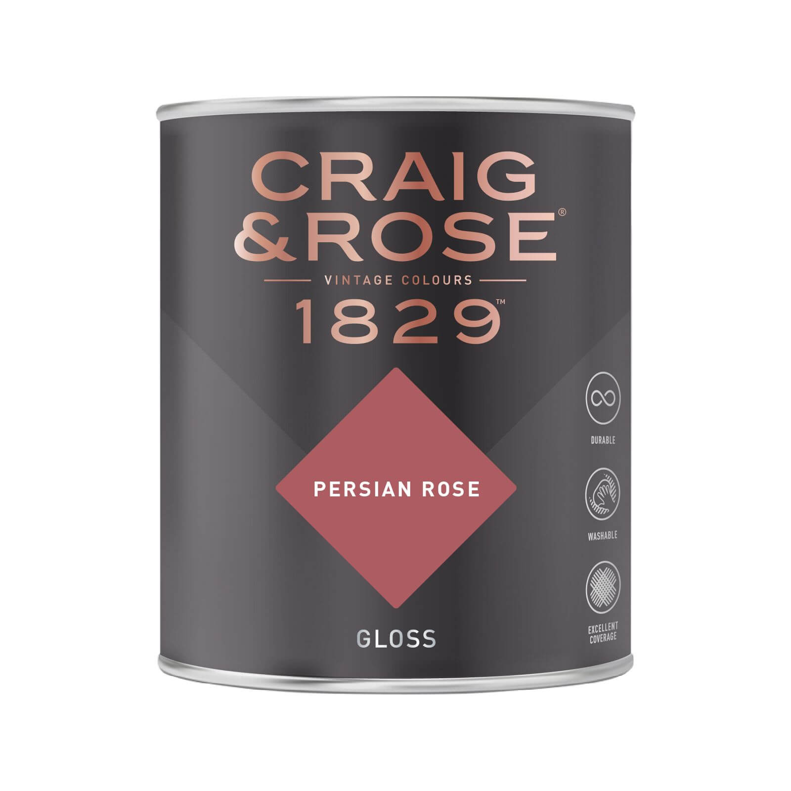 Craig & Rose 1829 Gloss Paint Persian Rose - 750ml