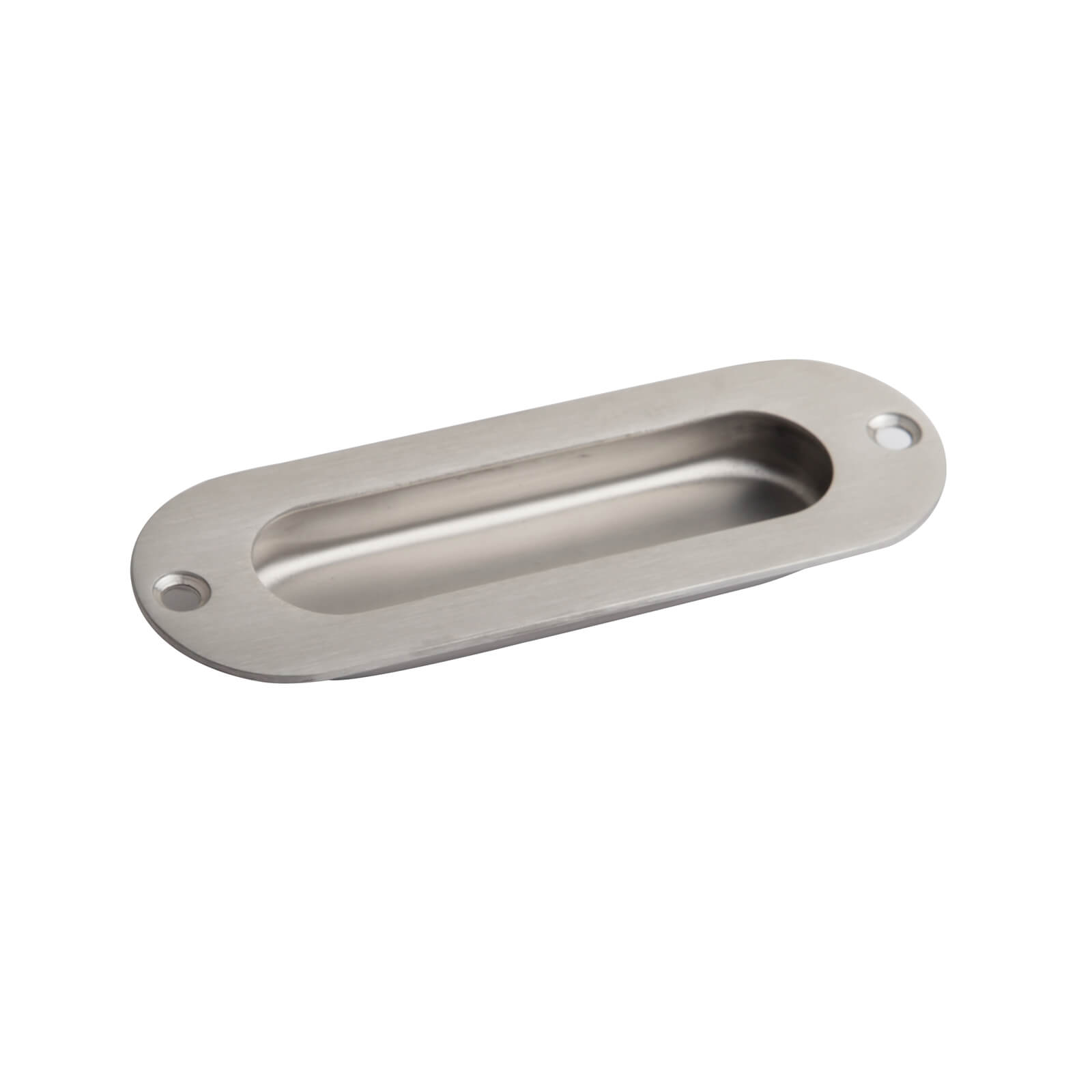 Rectangular Flush Pull Handle - Stainless Steel - 120mm