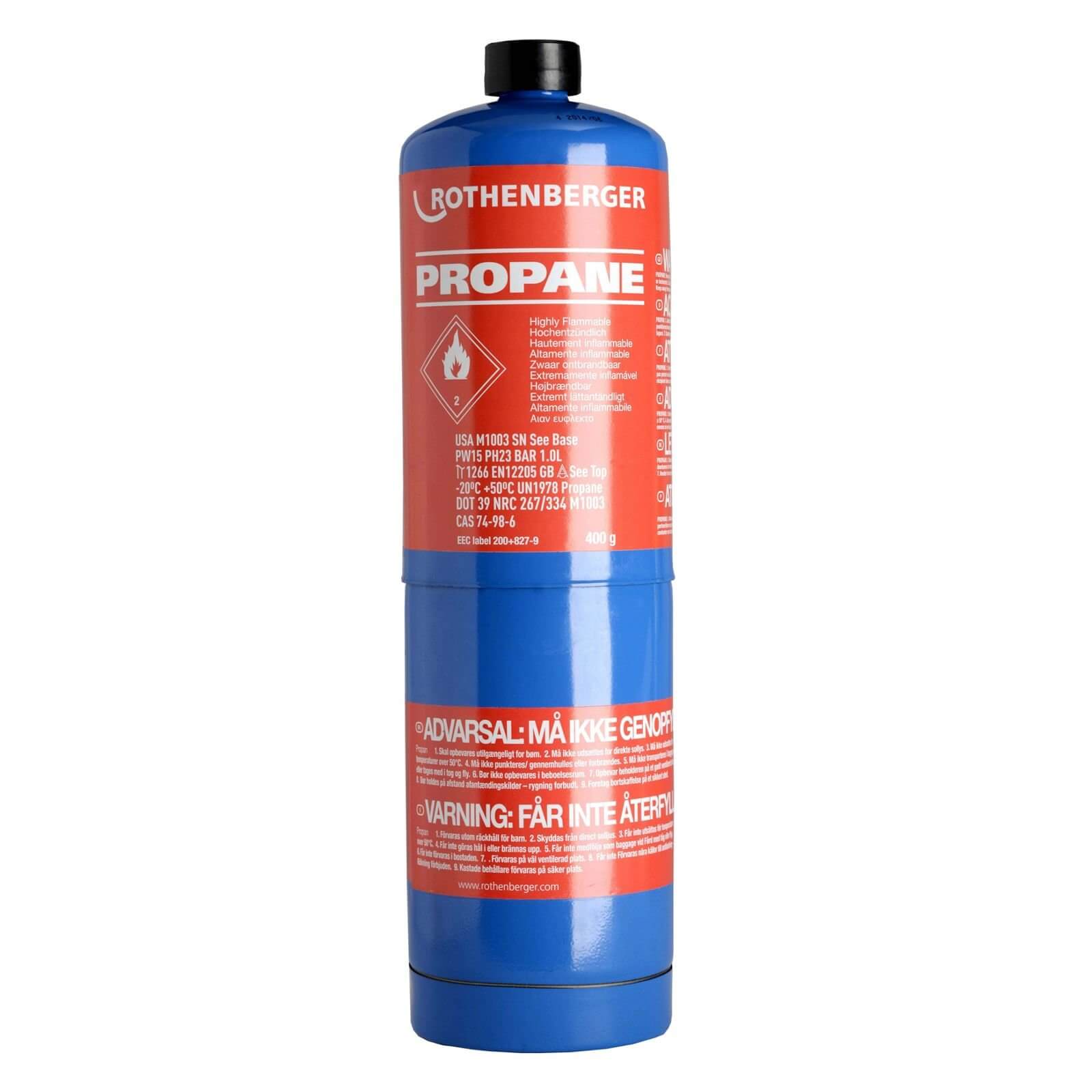 Rothenberger Disposable Propane Gas Cylinder