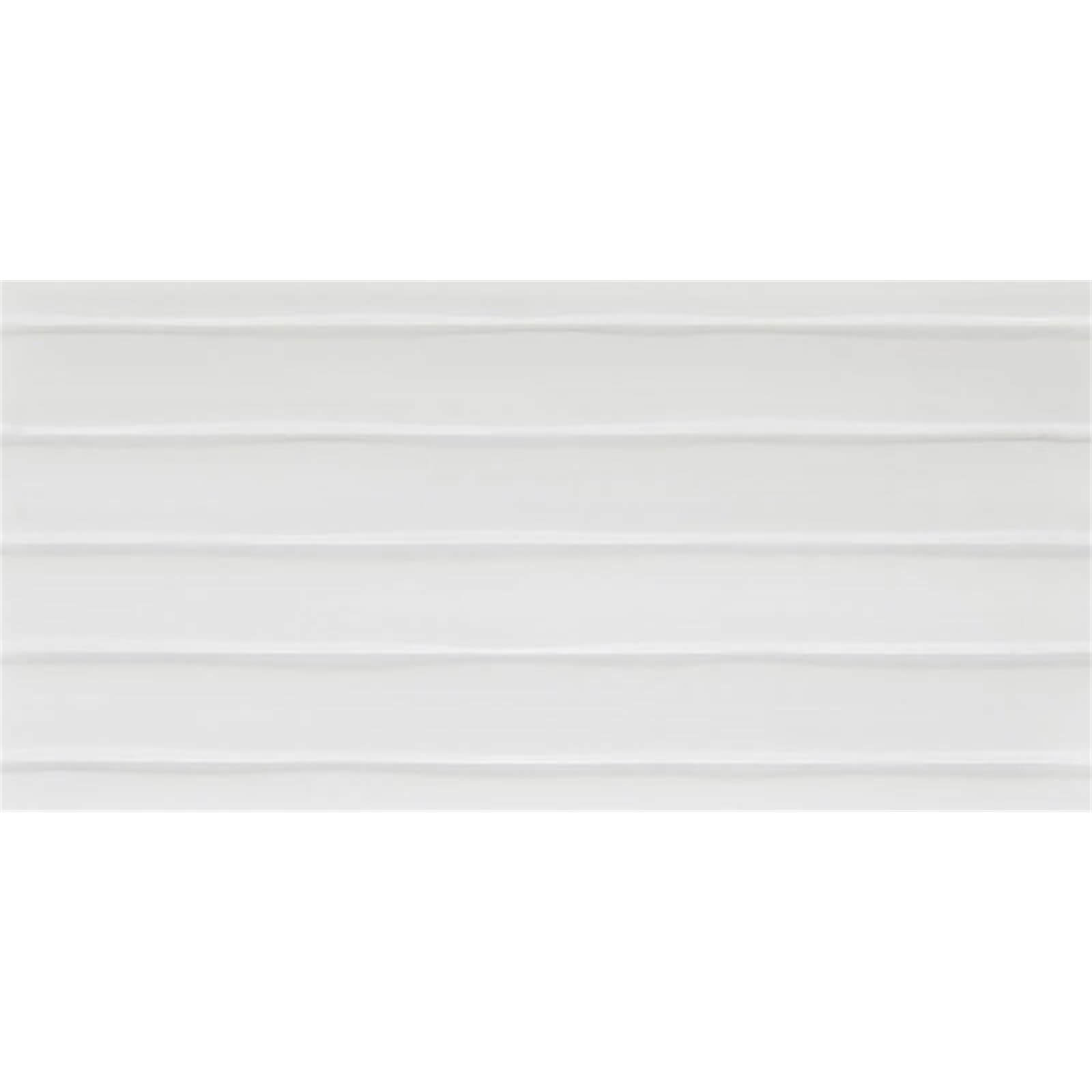 Conran Flow White Wall Tile - 498 x 248mm